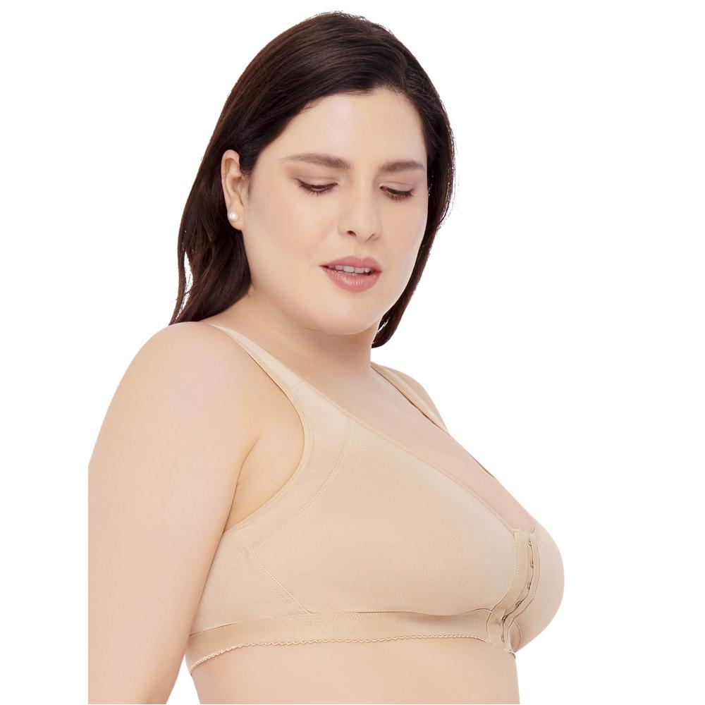 Foto 3 pulgar | Bra Copa Completa Minimizer Ilusión Beige para Mujer