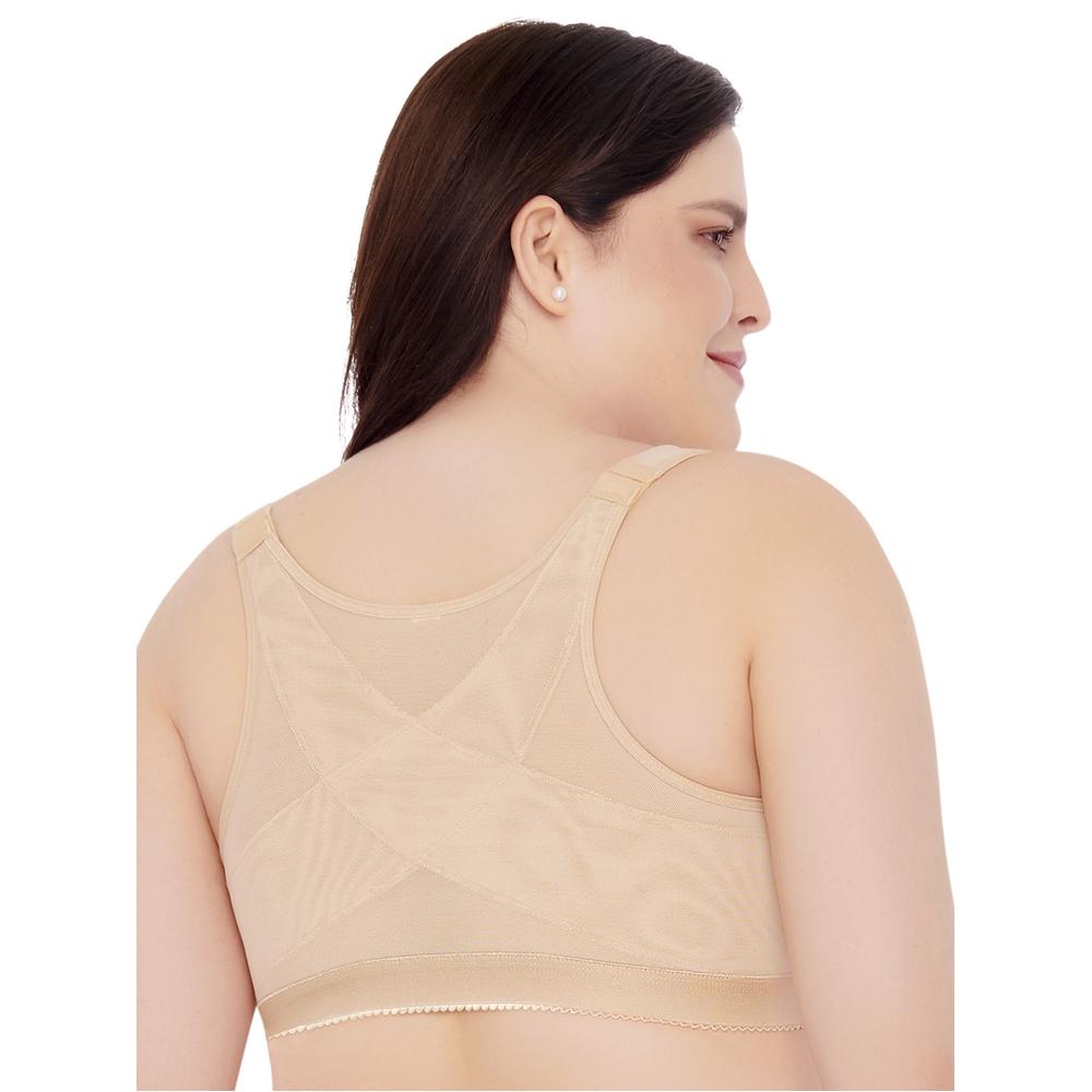 Foto 4 pulgar | Bra Copa Completa Minimizer Ilusión Beige para Mujer