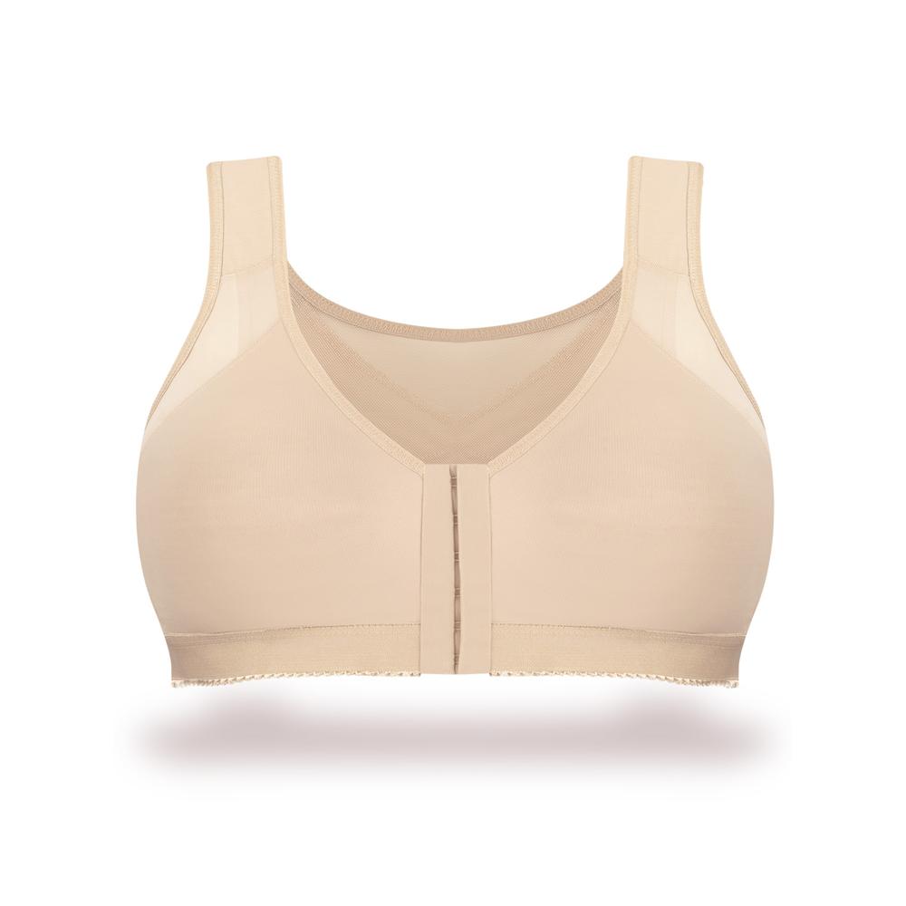 Foto 5 pulgar | Bra Copa Completa Minimizer Ilusión Beige para Mujer