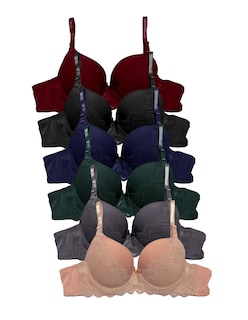 Foto 1 | Pack de 6 Brasieres con Varilla Tatys Fashion