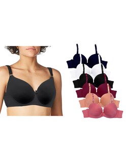 Foto 8 | Pack con 6 Brasieres con Varilla Tatys Fashion