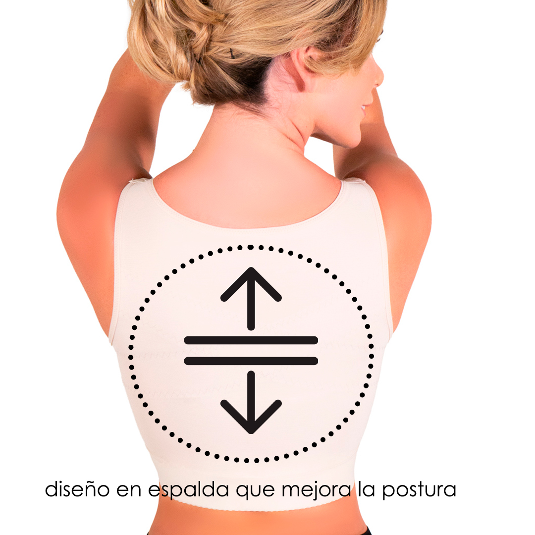 Foto 5 pulgar | Brasier Modelador Copas Moldeadas Soporta Espalda 2131