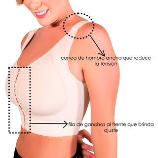 Foto 8 | Brasier Modelador Copas Moldeadas Soporta Espalda 2131