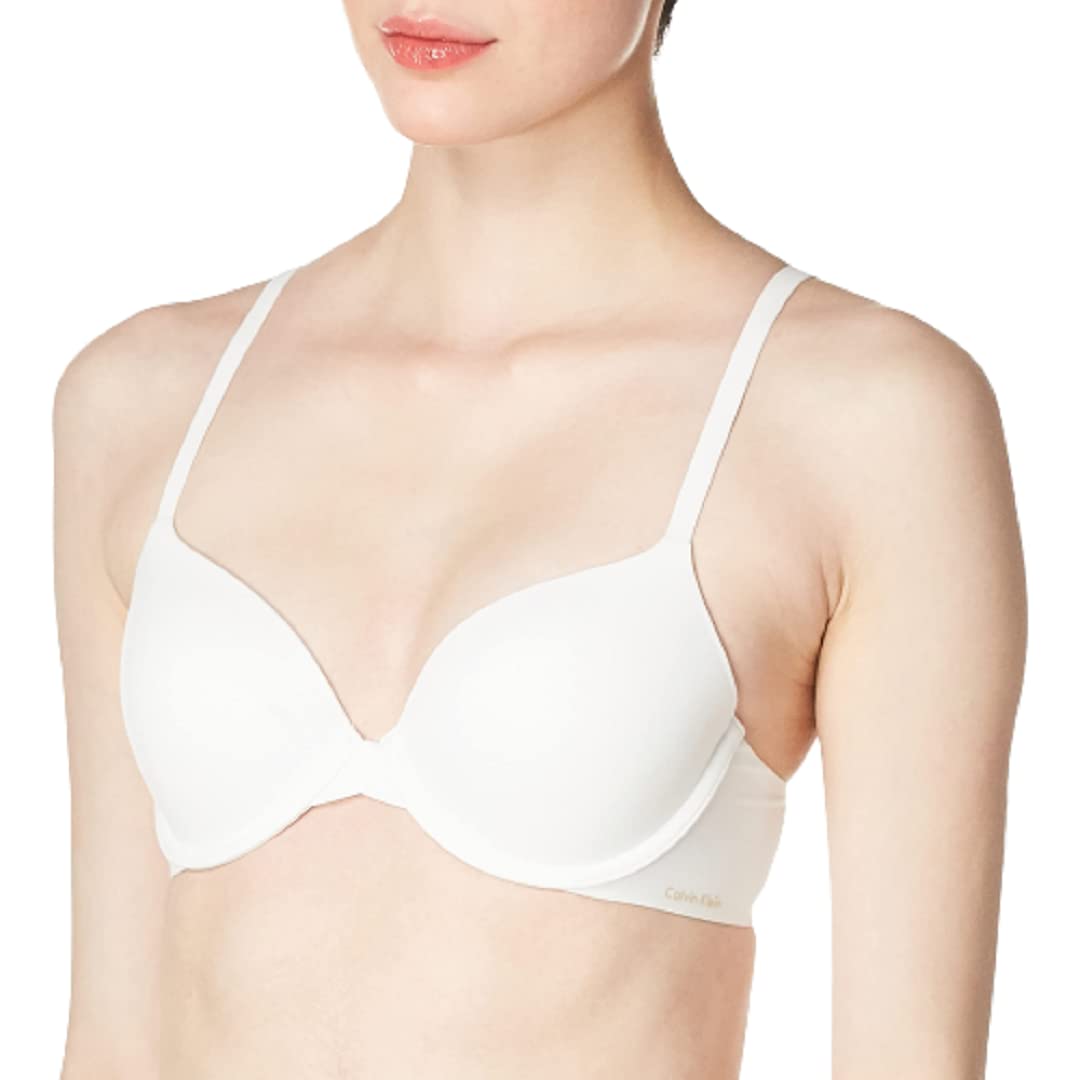 Foto 2 pulgar | Brassier Calvin Klein Perfectly Fit Forro Ligero Blanco - Venta Internacional