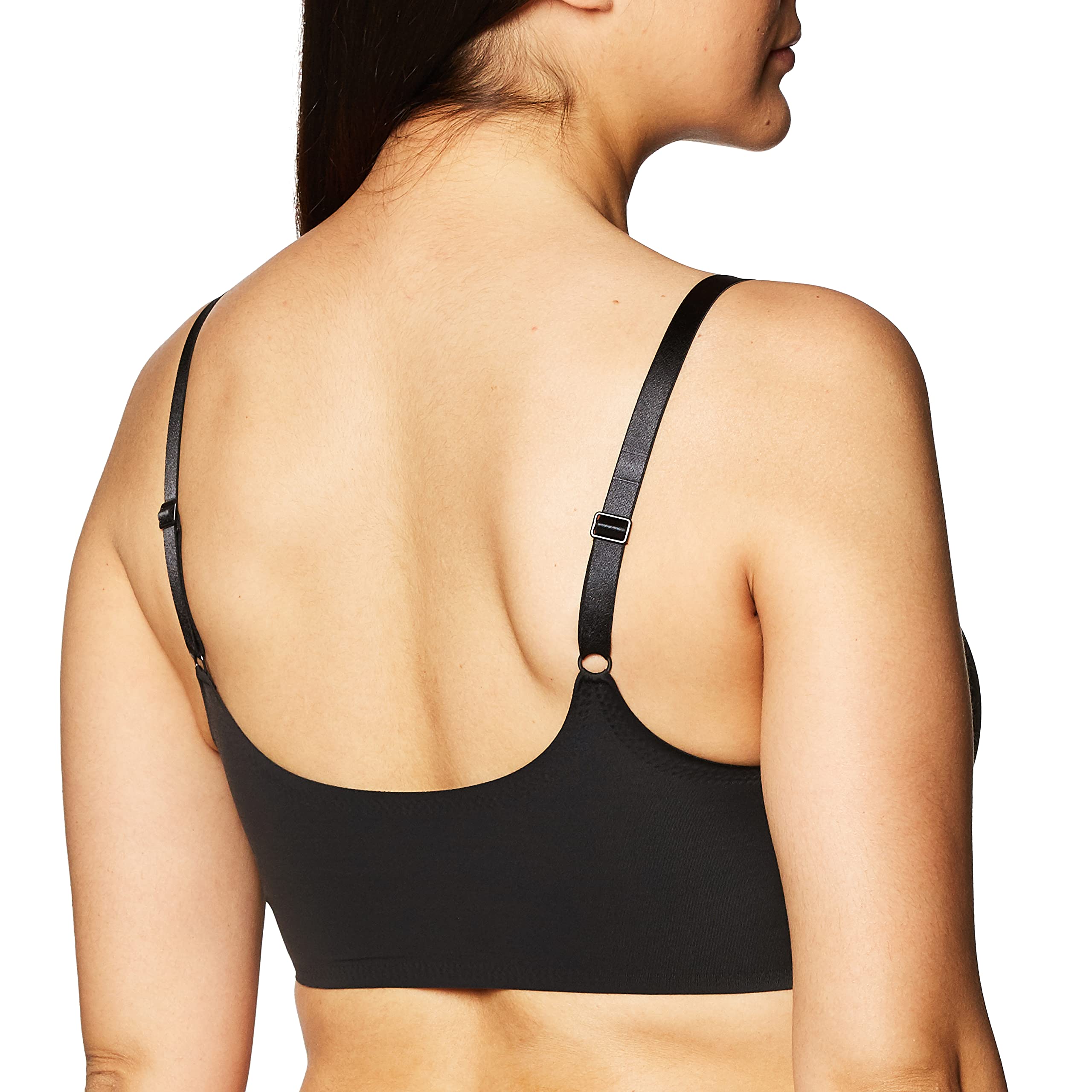 Foto 4 pulgar | Sujetador Bralette Calvin Klein Invisibles Comfort Negro - Venta Internacional
