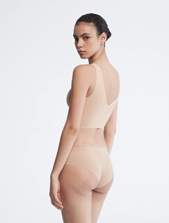 Foto 2 | Bralette Calvin Klein Invisibles Comfort Beige para Mujer - Venta Internacional