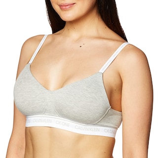 Foto 1 | Bralette Calvin Klein CK One de Algodón Forrado Gris