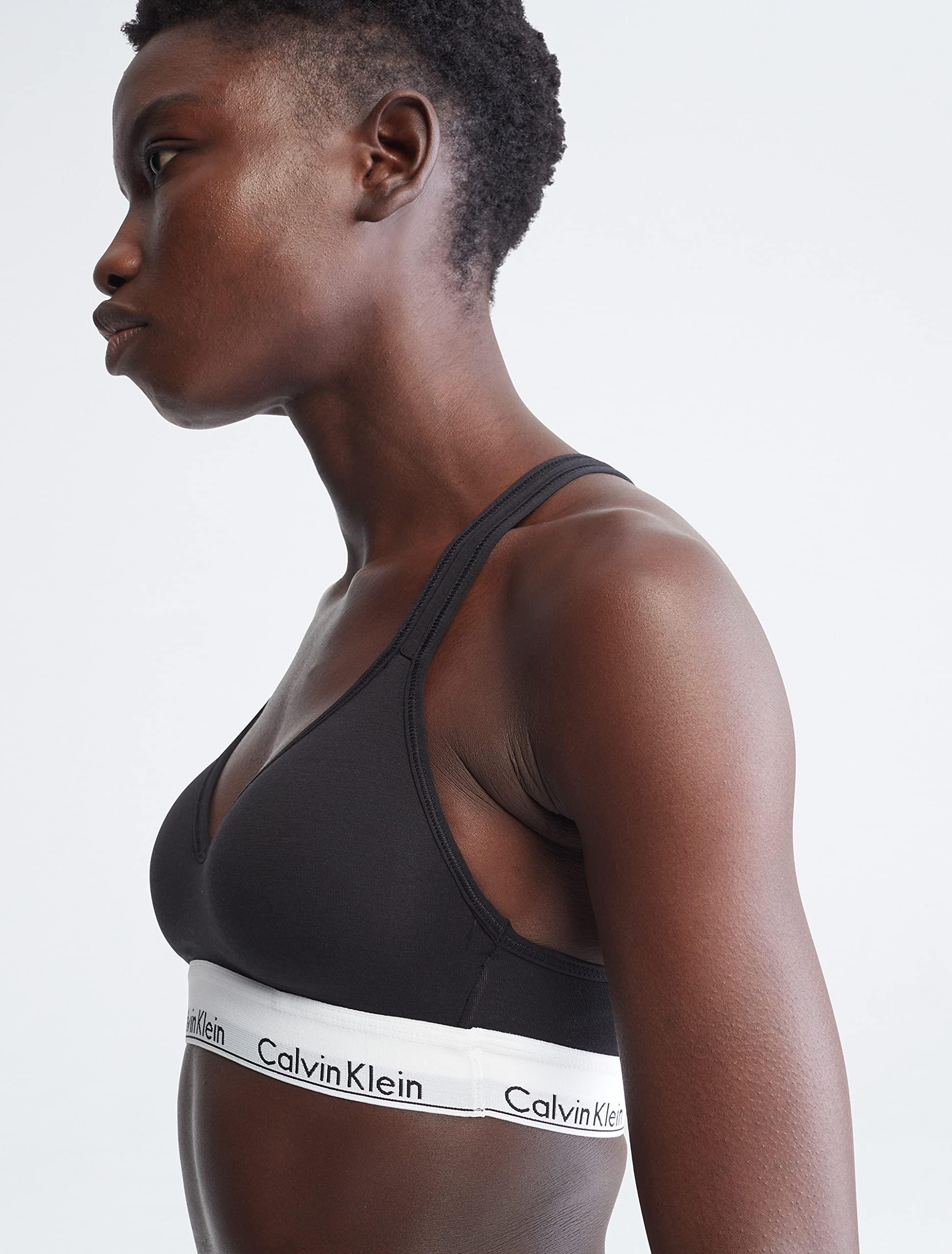 Foto 4 pulgar | Bralette Calvin Kleinde Algodón Negro - Venta Internacional