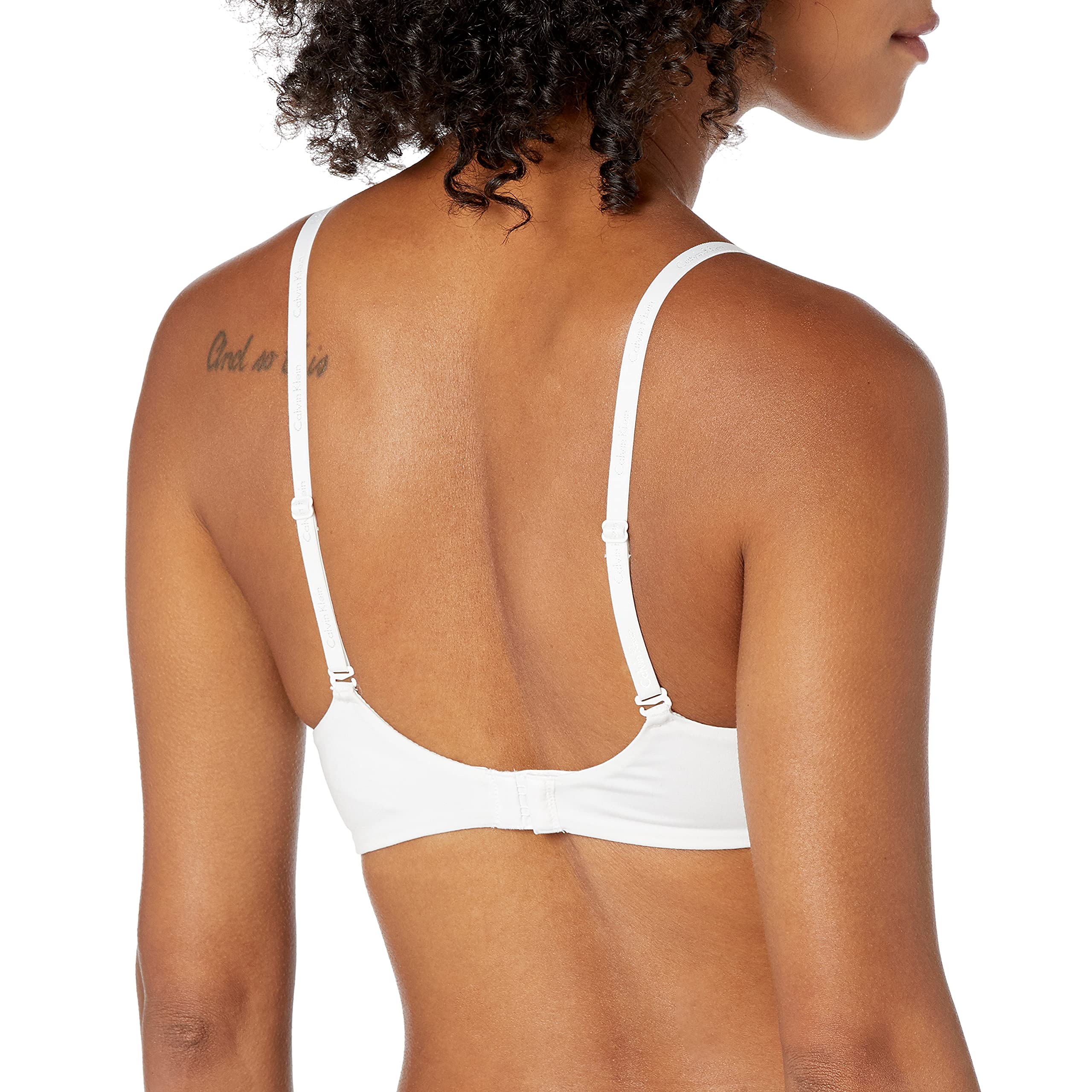 Foto 3 pulgar | Sujetador Calvin Klein Constant Convertible Strap Blanco para Mujer - Venta Internacional