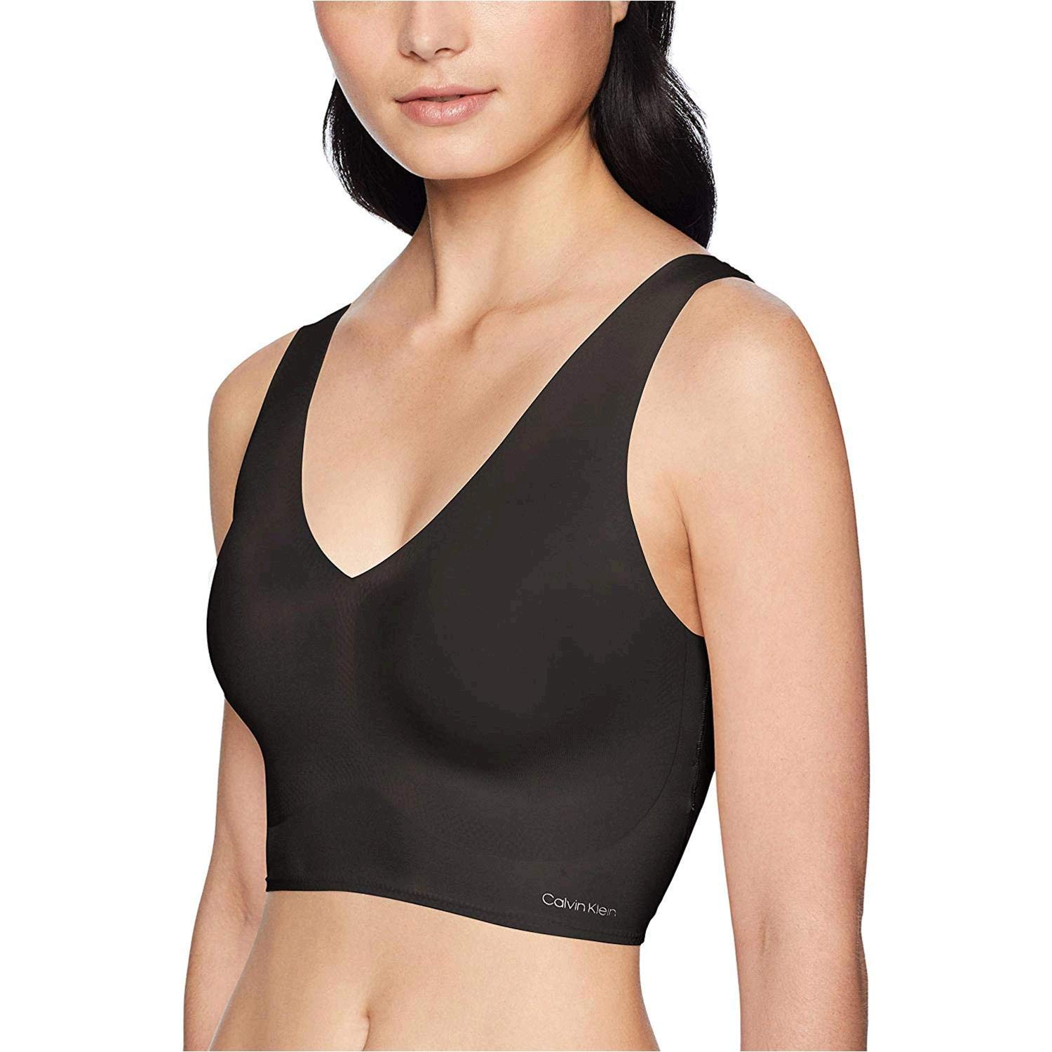 Foto 2 pulgar | Bralette Calvin Klein Invisibles Comfort Negro - Venta Internacional