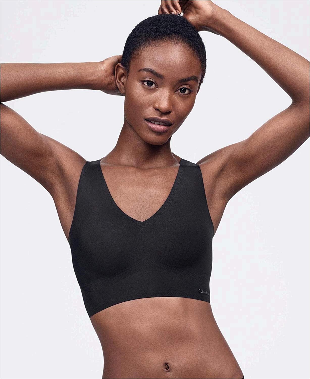 Foto 4 pulgar | Bralette Calvin Klein Invisibles Comfort Negro - Venta Internacional