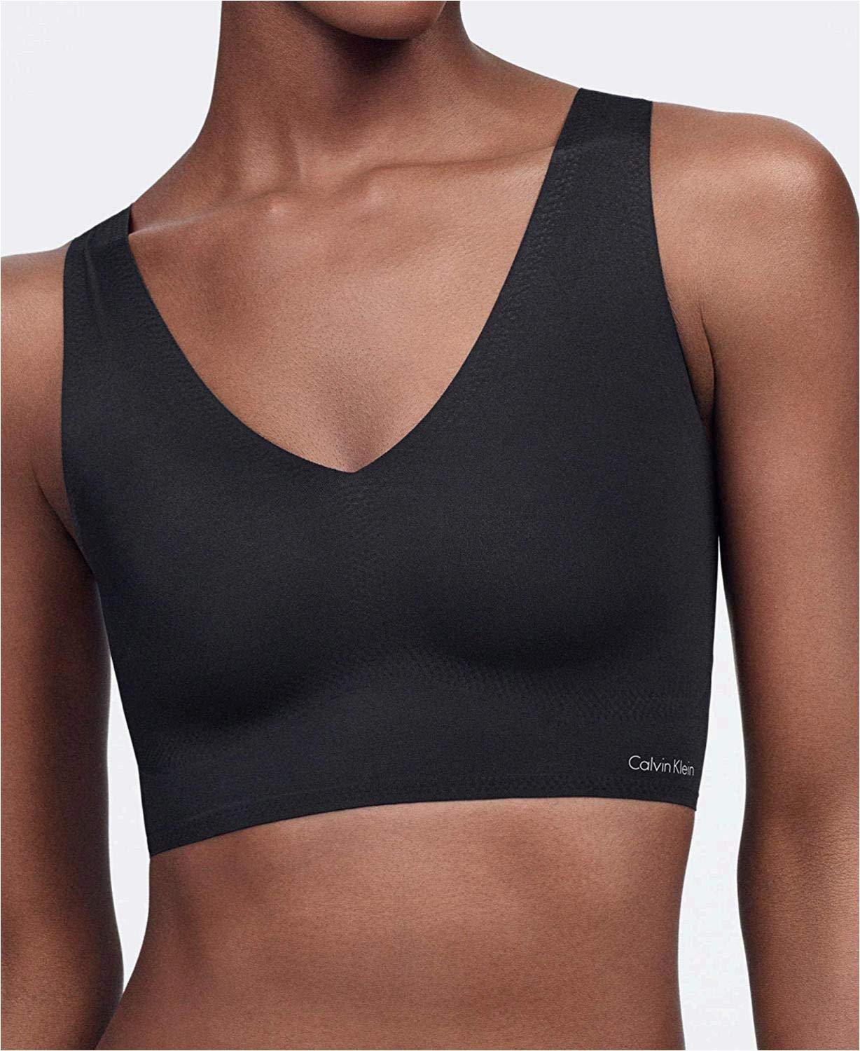 Foto 5 pulgar | Bralette Calvin Klein Invisibles Comfort Negro - Venta Internacional