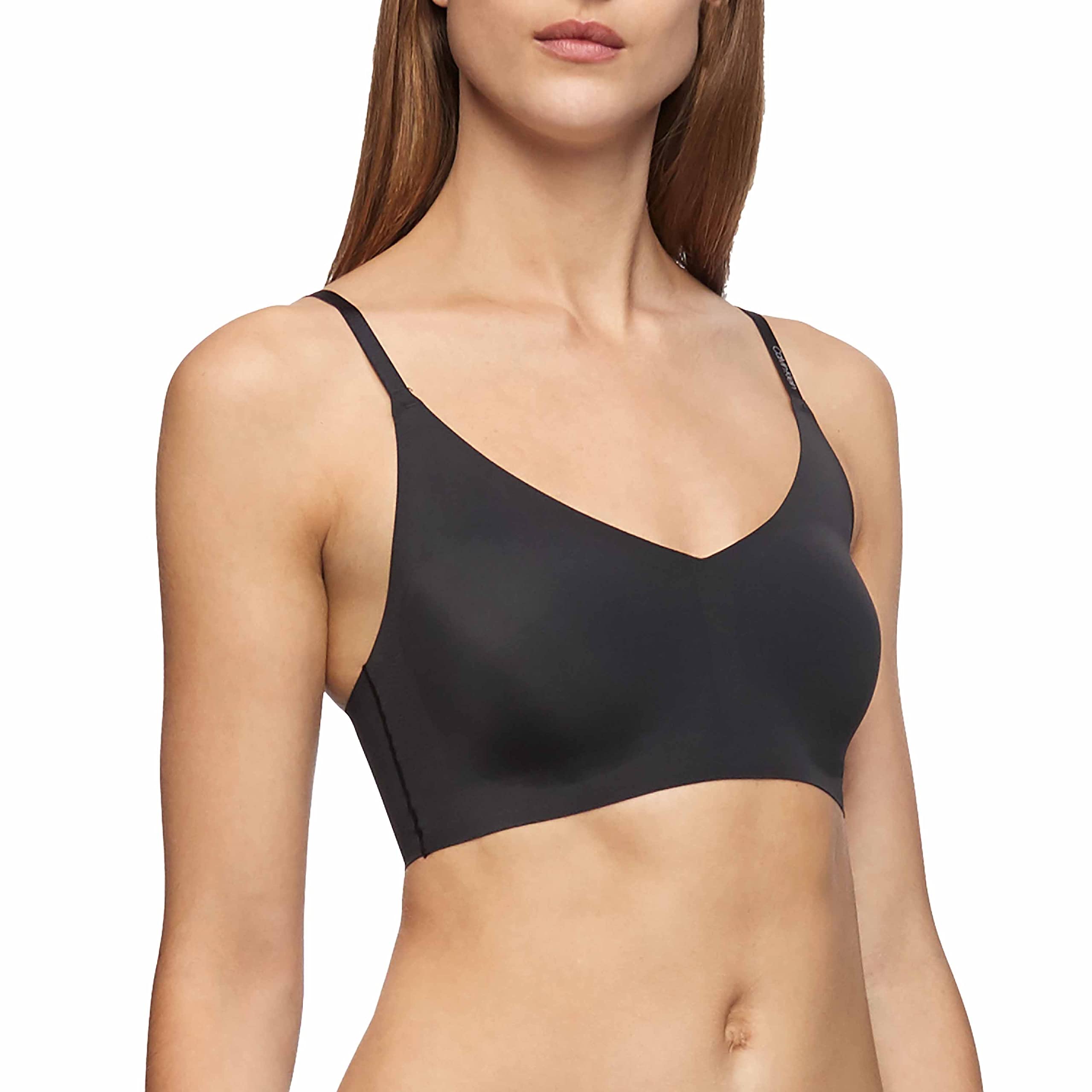 Foto 2 pulgar | Sujetador Bralette Calvin Klein Invisibles Comfort Negro - Venta Internacional
