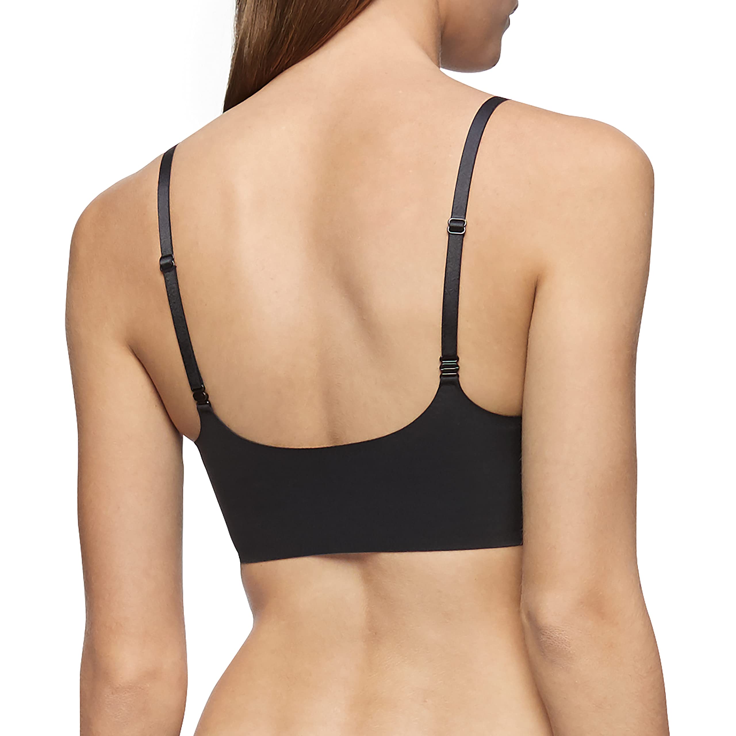 Foto 2 | Sujetador Bralette Calvin Klein Invisibles Comfort Negro - Venta Internacional