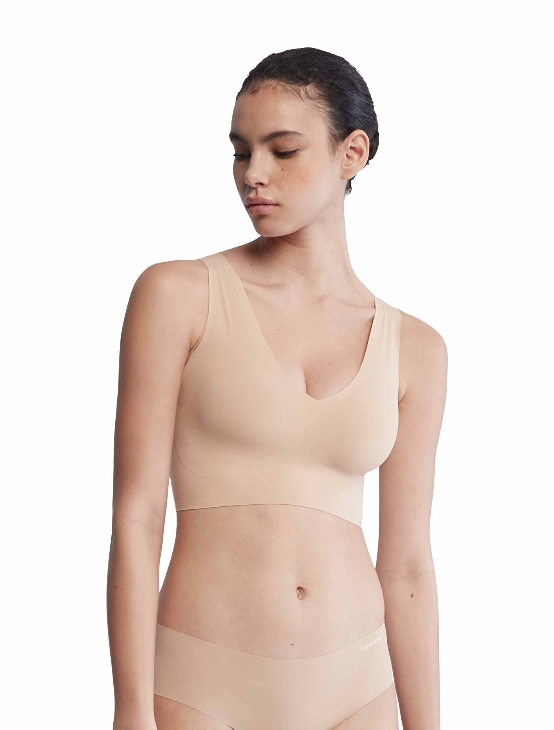 Foto 2 pulgar | Bralette Calvin Klein Invisibles Comfort con Cuello En V - Venta Internacional