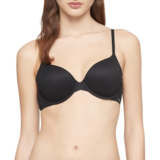 Foto 1 | Camiseta Bra Calvin Klein Perfectly Fit con Forro Ligero 34b Negra - Venta Internacional