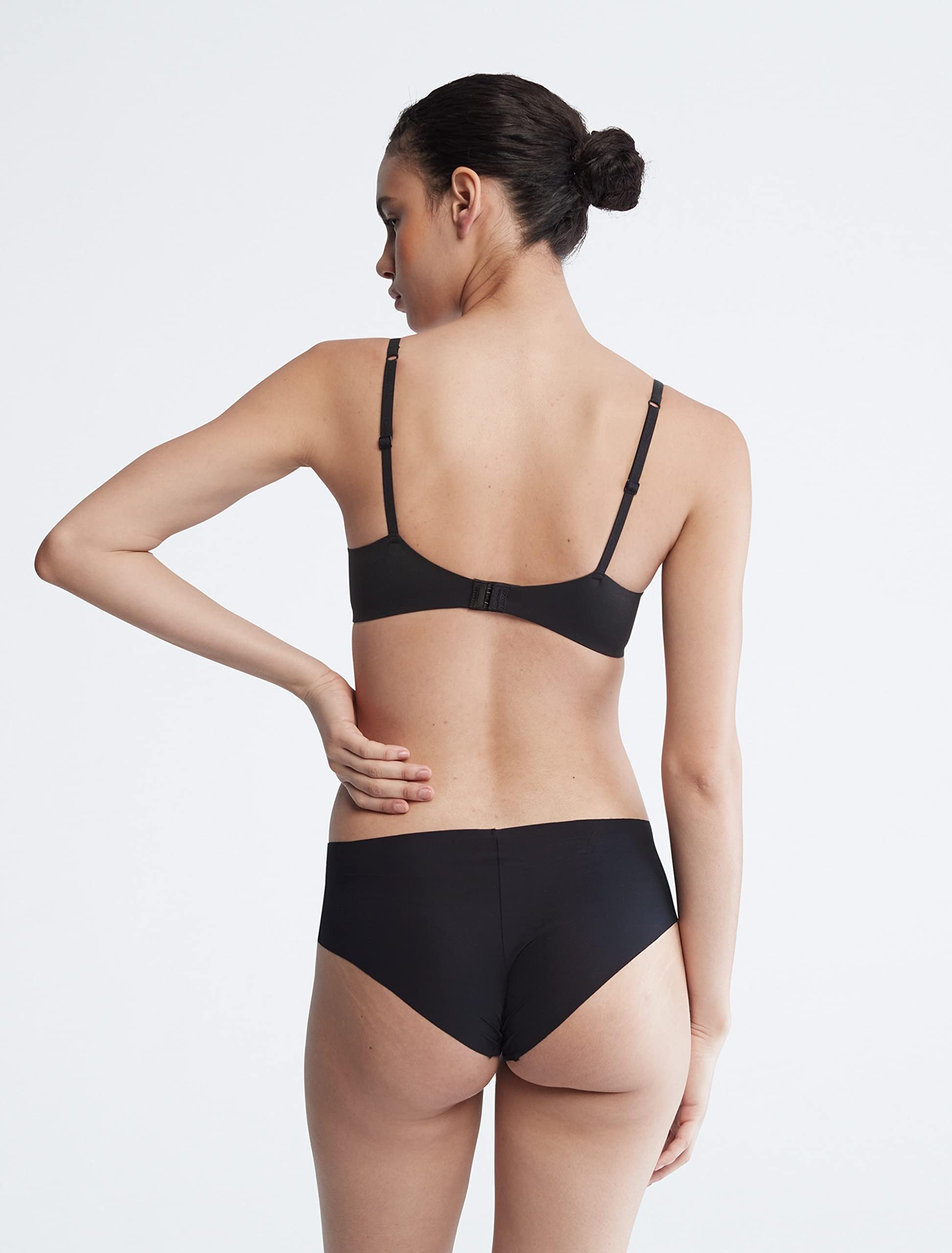 Foto 3 pulgar | Camiseta Bra Calvin Klein Perfectly Fit con Forro Ligero 34b Negra - Venta Internacional