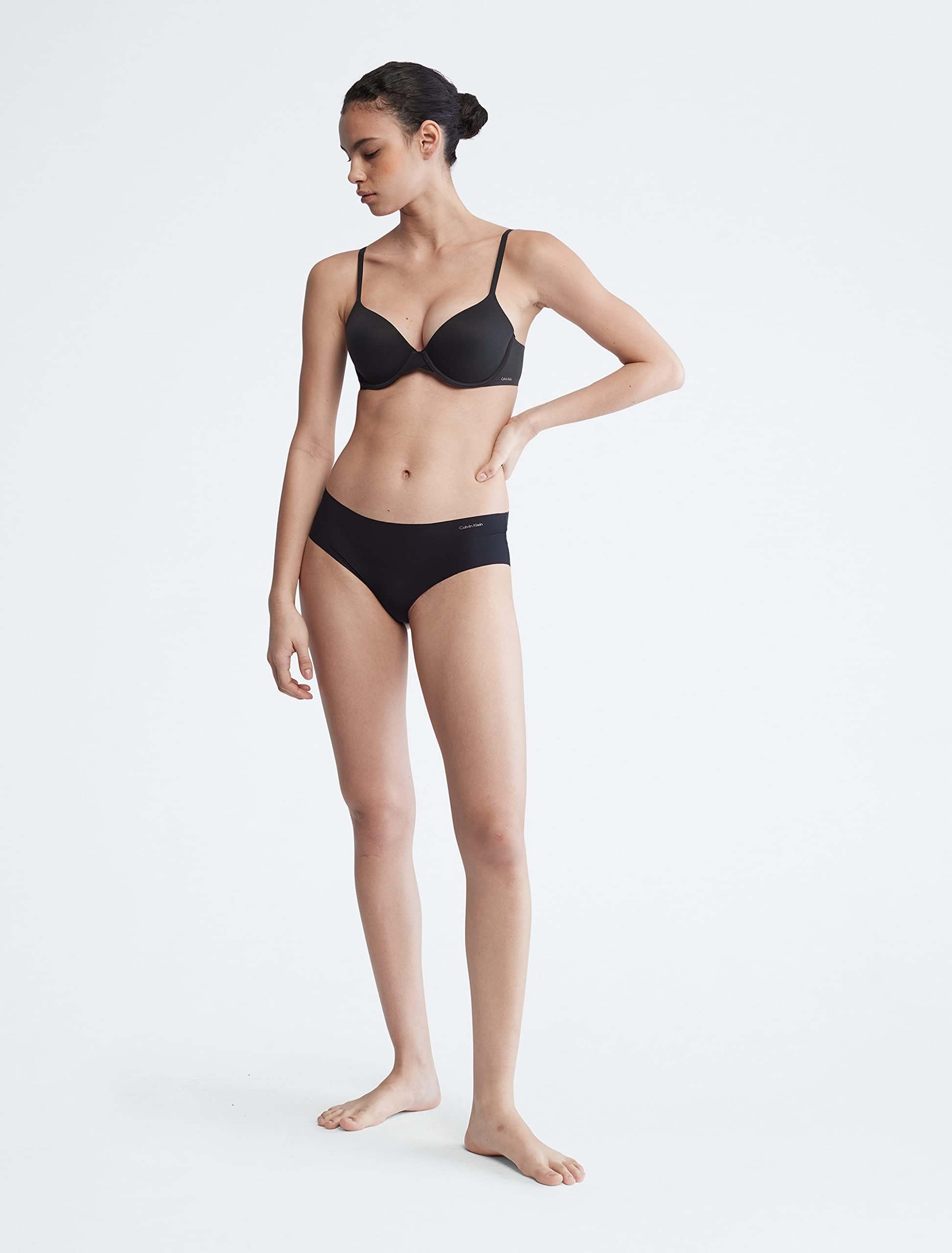 Foto 5 pulgar | Camiseta Bra Calvin Klein Perfectly Fit con Forro Ligero 34b Negra - Venta Internacional