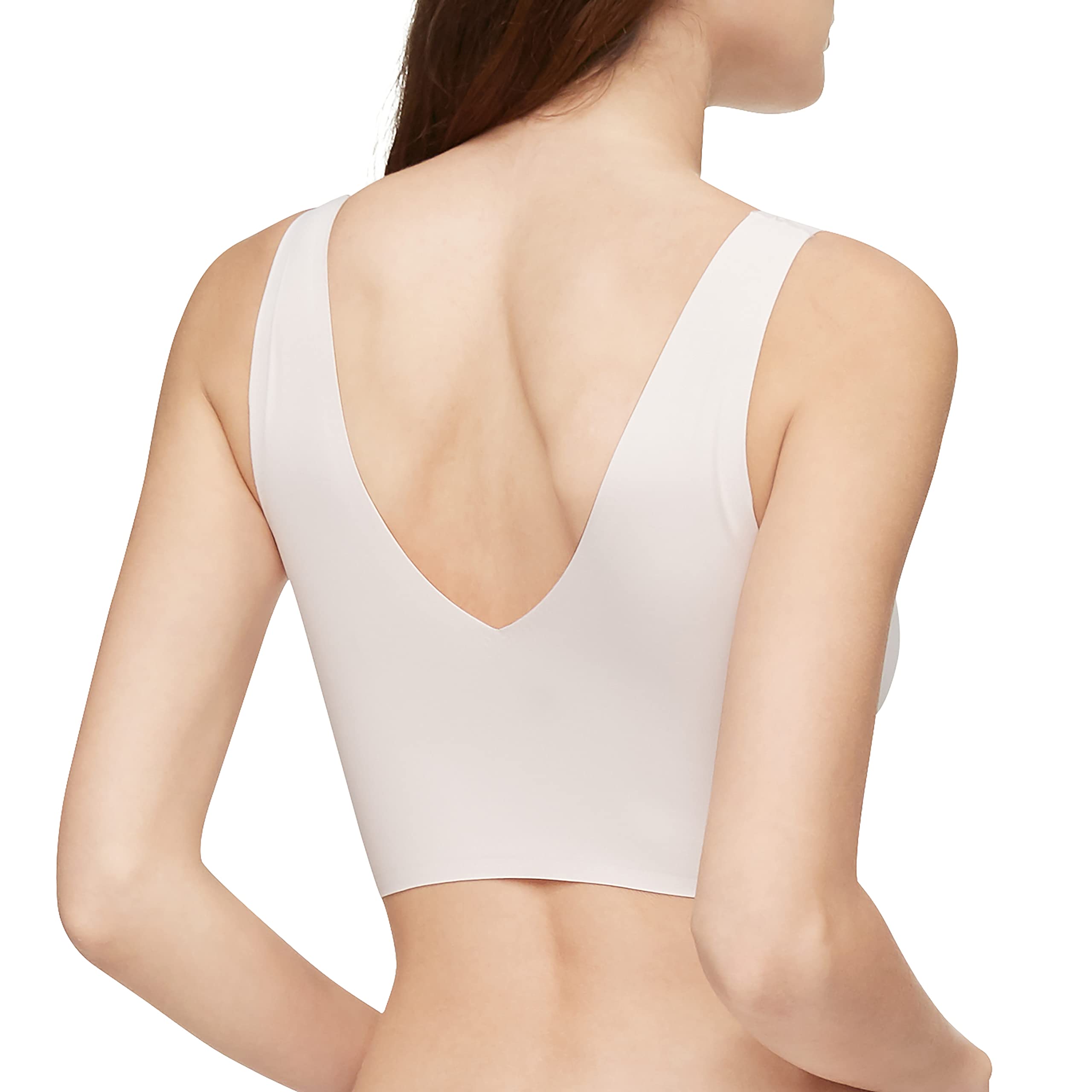 Foto 3 pulgar | Bralette Calvin Klein Invisibles Comfort con Forro Ligero - Venta Internacional