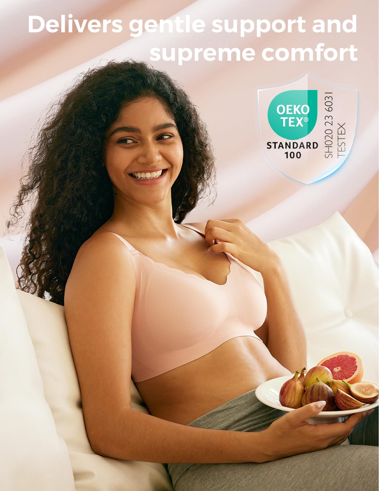 Foto 2 | Sujetadores Inalámbricos Sin Costuras Momcozy Ultra-comfort Everyday Women - Venta Internacional.