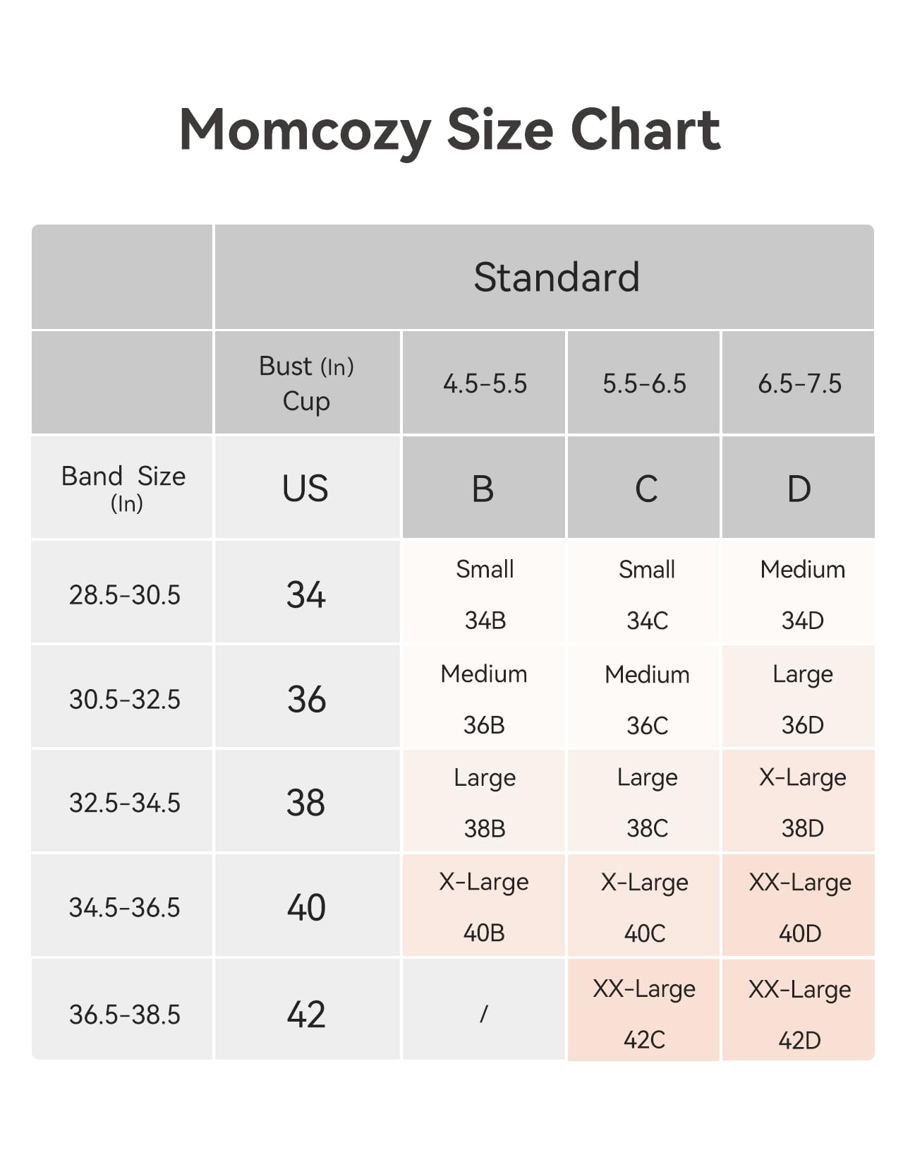 Foto 7 pulgar | Bra Momcozy Seamless Comfort, Inalámbrico, Cuello Cuadrado, Para Mujer - Venta Internacional.