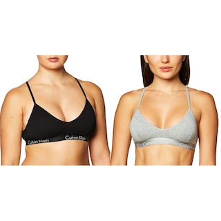 Foto 1 | Bralette Calvin Klein Motive De Algodón Con Forro Ligero - Venta Internacional.