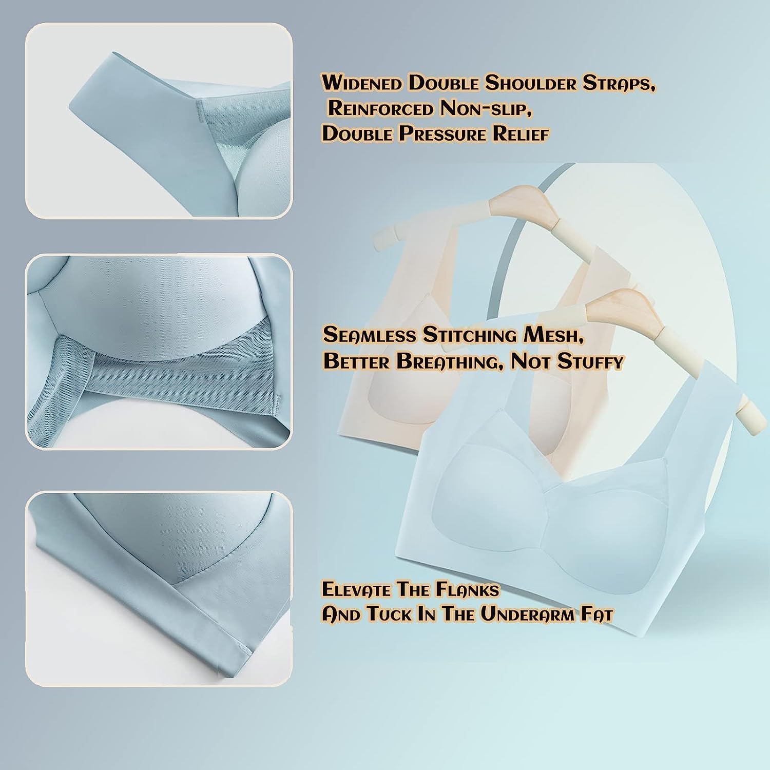 Foto 6 pulgar | Bra Wmbra, Corrector De Postura Inalámbrico, Para Flexiones, Color Beige, Talla M - Venta Internacional.