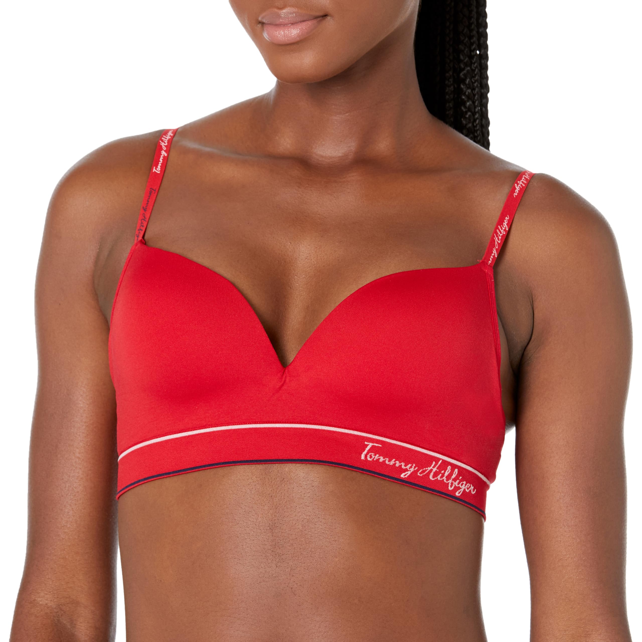 Foto 2 pulgar | Bralette Tommy Hilfiger Lounge 34a, Sin Costuras, Con Forro Ligero - Venta Internacional.