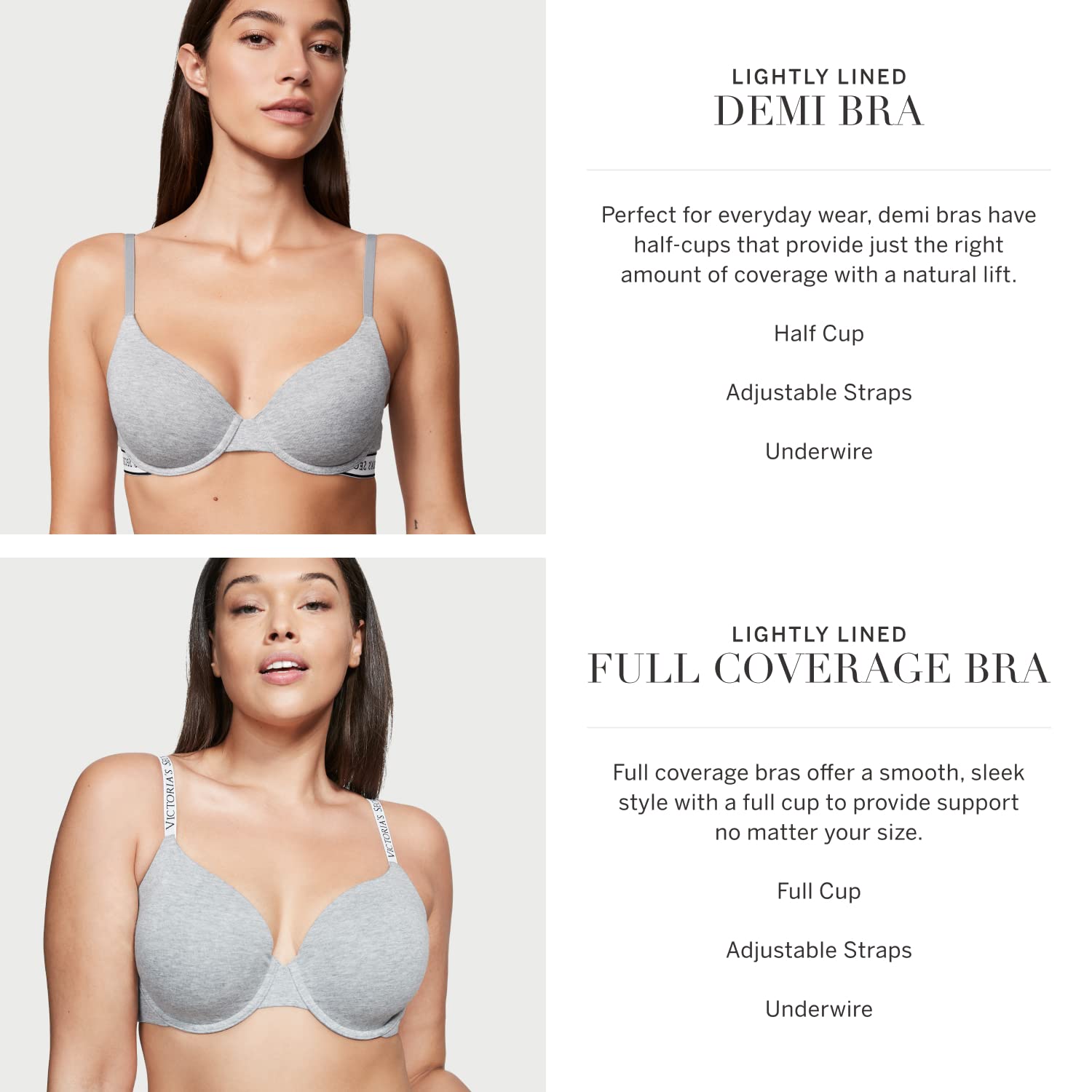 Foto 6 pulgar | Camiseta Bra Victoria's Secret Demi Con Forro Ligero Beige 34c - Venta Internacional.