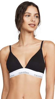 Foto 1 | Bralette Calvin Klein, Moderno, De Algodón, Ligeramente Forrado, Negro - Venta Internacional.