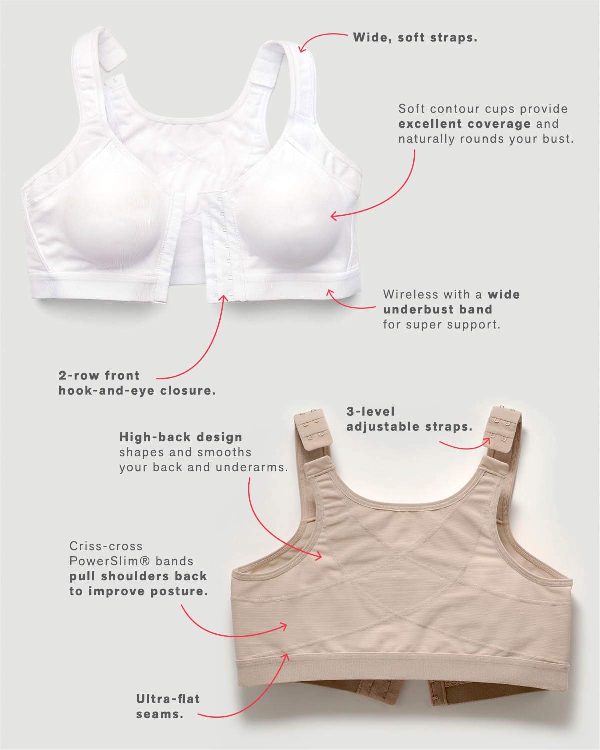 Foto 4 pulgar | Sujetador Inalámbrico Posture Corrector Para Espalda Leonisa Para Mujer - Venta Internacional.
