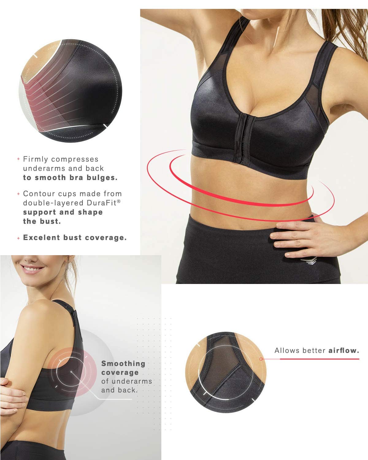 Foto 5 pulgar | Sujetador Inalámbrico Posture Corrector Para Espalda Leonisa Para Mujer - Venta Internacional.