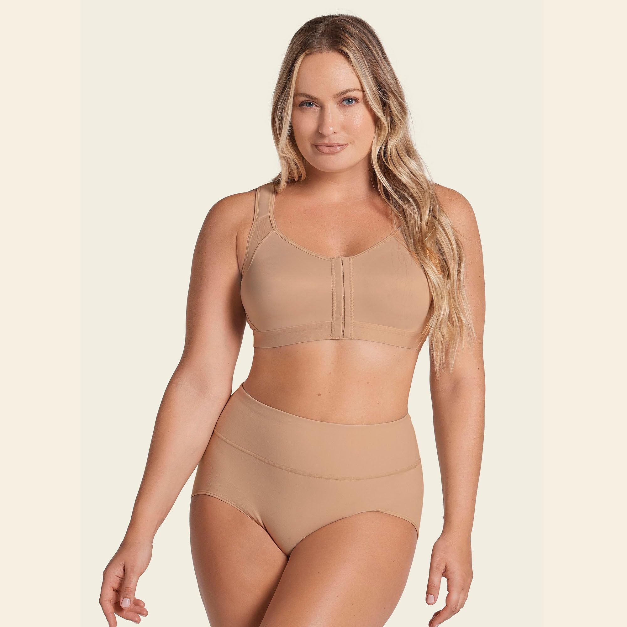 Foto 4 | Sujetador Corrector De Postura Leonisa 801 Golden Beige Full 38b - Venta Internacional.