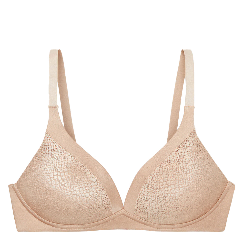 Foto 2 pulgar | Brasier sin Varilla Beige Warner's para Mujer