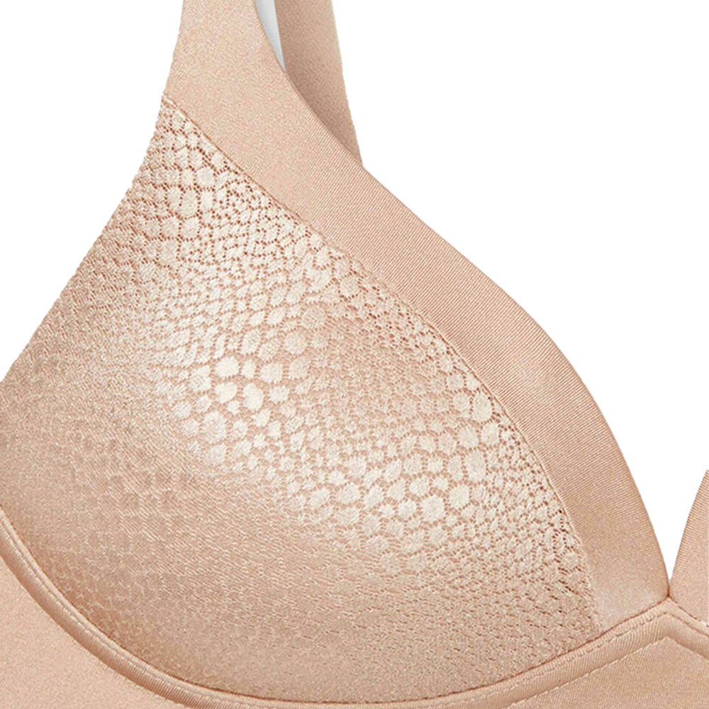 Foto 3 pulgar | Brasier sin Varilla Beige Warner's para Mujer