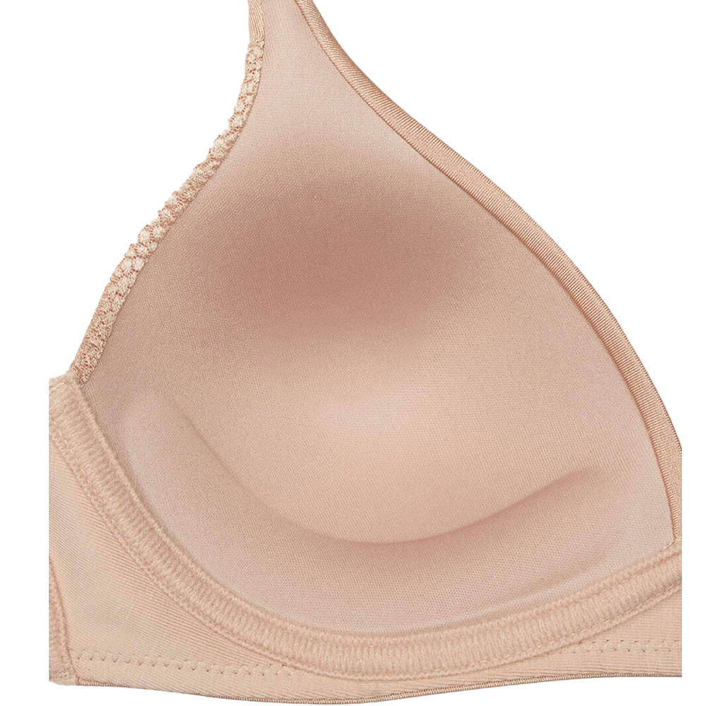 Foto 4 pulgar | Brasier sin Varilla Beige Warner's para Mujer