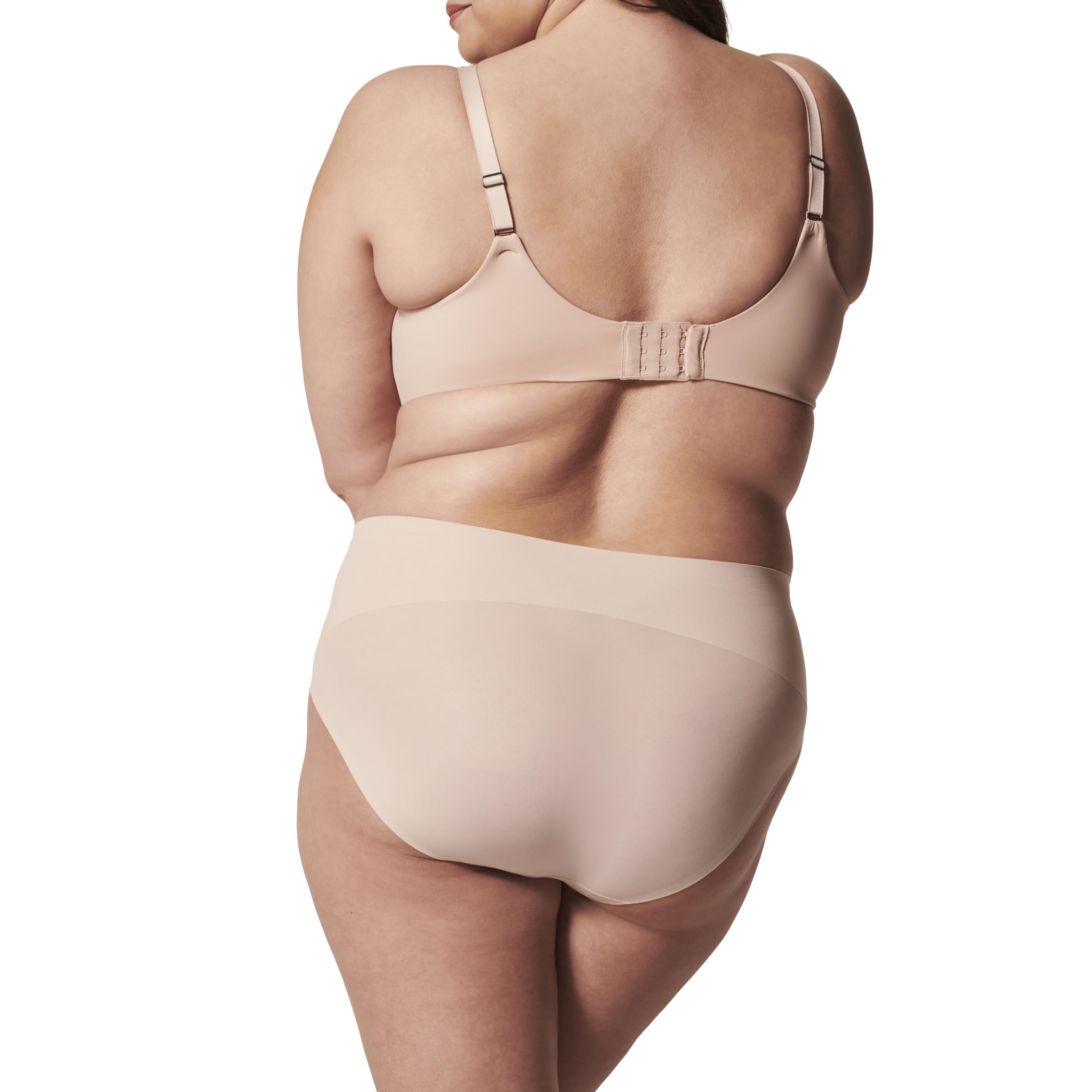 Foto 3 | Minimizador Bra Spanx De Perfil Bajo 38ddd, Color Champán Y Beige - Venta Internacional.