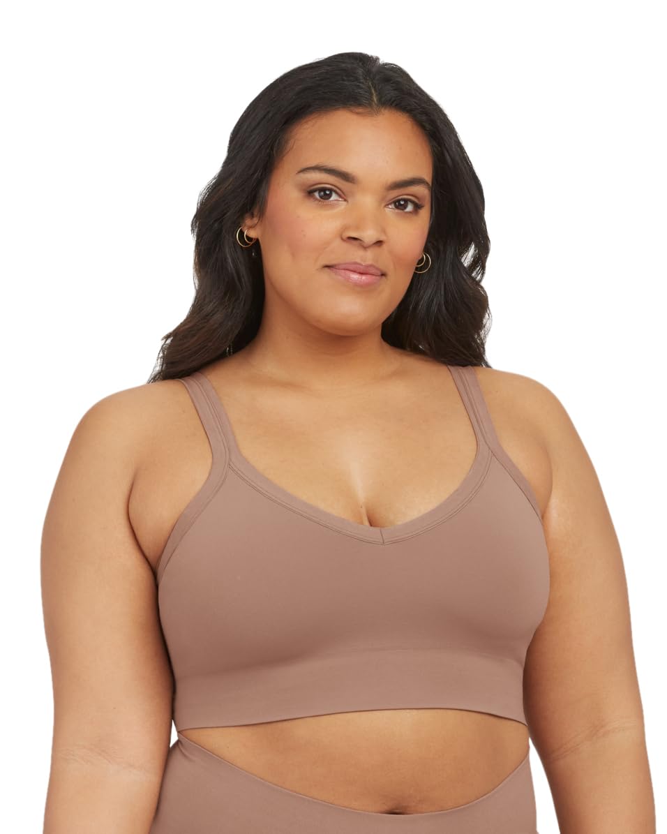 Foto 2 pulgar | Bralette Spanx Ecocare Shaping Longline Café Au Lait Para Uso Diario - Venta Internacional.