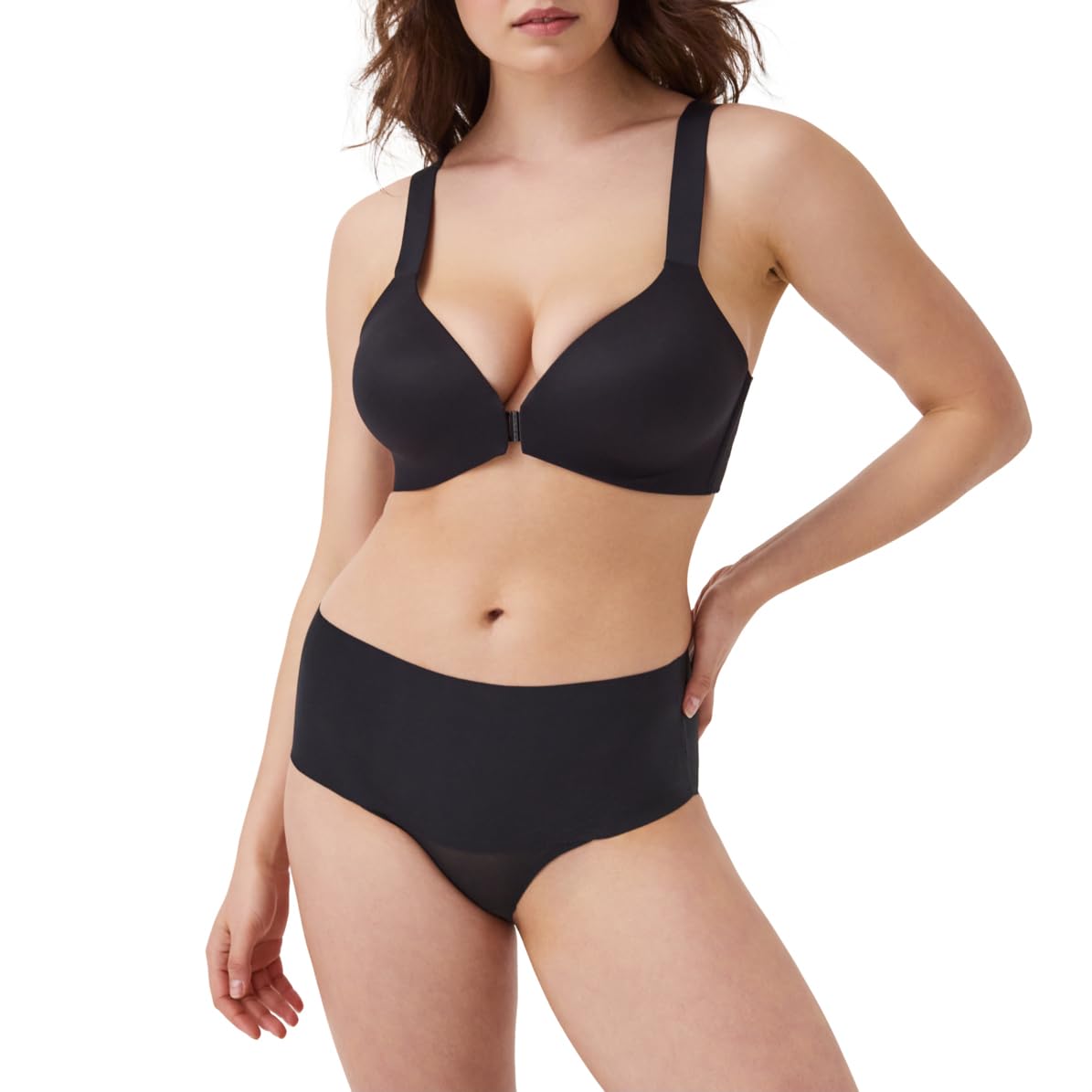 Foto 3 pulgar | Bra Spanx Bra-lelujah! Inalámbrico Ligeramente Forrado, Muy Negro, 36c - Venta Internacional.