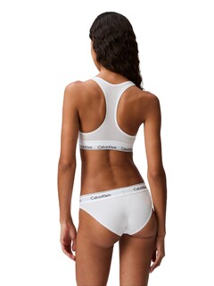 Foto 2 | Bralette Calvin Klein, Moderno, De Algodón Sin Forro, Blanco, Talla Xs - Venta Internacional.