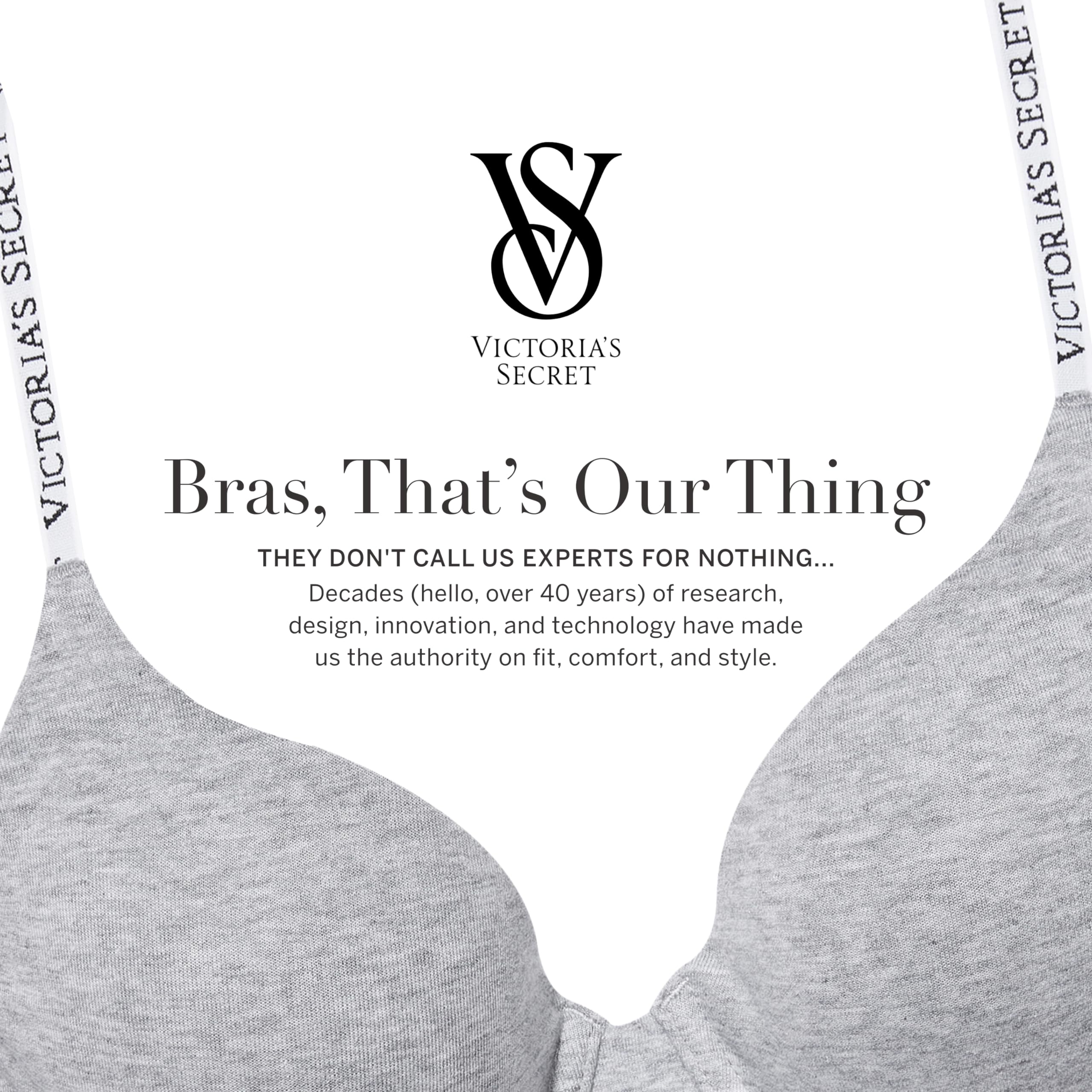 Foto 7 pulgar | Camiseta Bra Victoria's Secret De Algodón Con Forma Perfecta Para Flexiones - Venta Internacional.