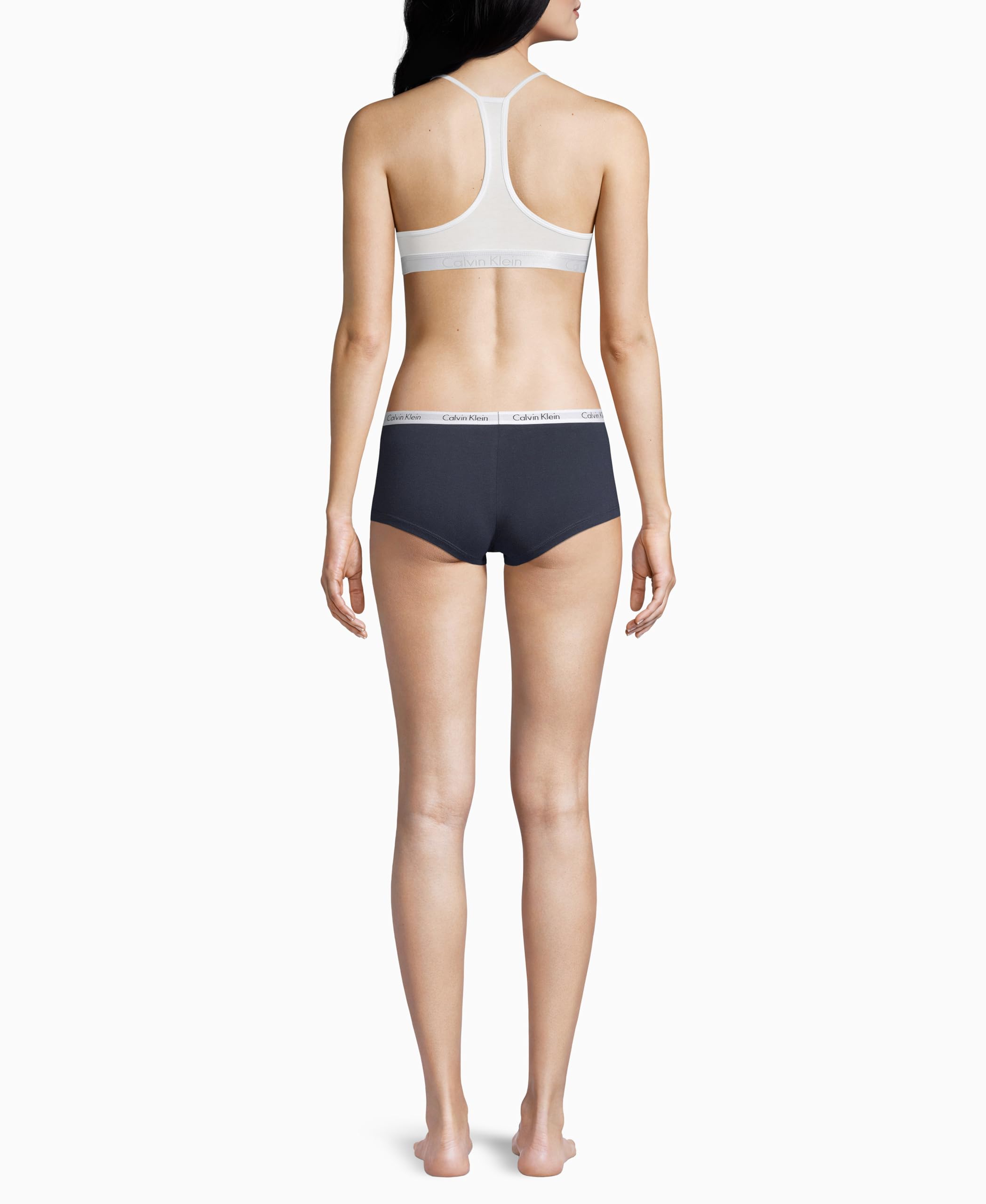 Foto 2 | Bralette Calvin Klein Motive De Algodón Ligeramente Forrado Blanco - Venta Internacional.