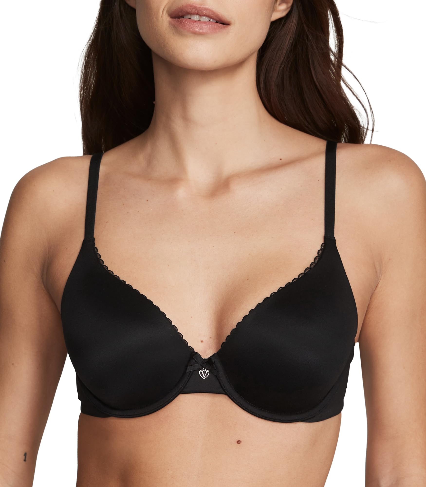Sujetador Victoria's Secret Body Perfect Coverage Negro 38dd - Venta Internacional.
