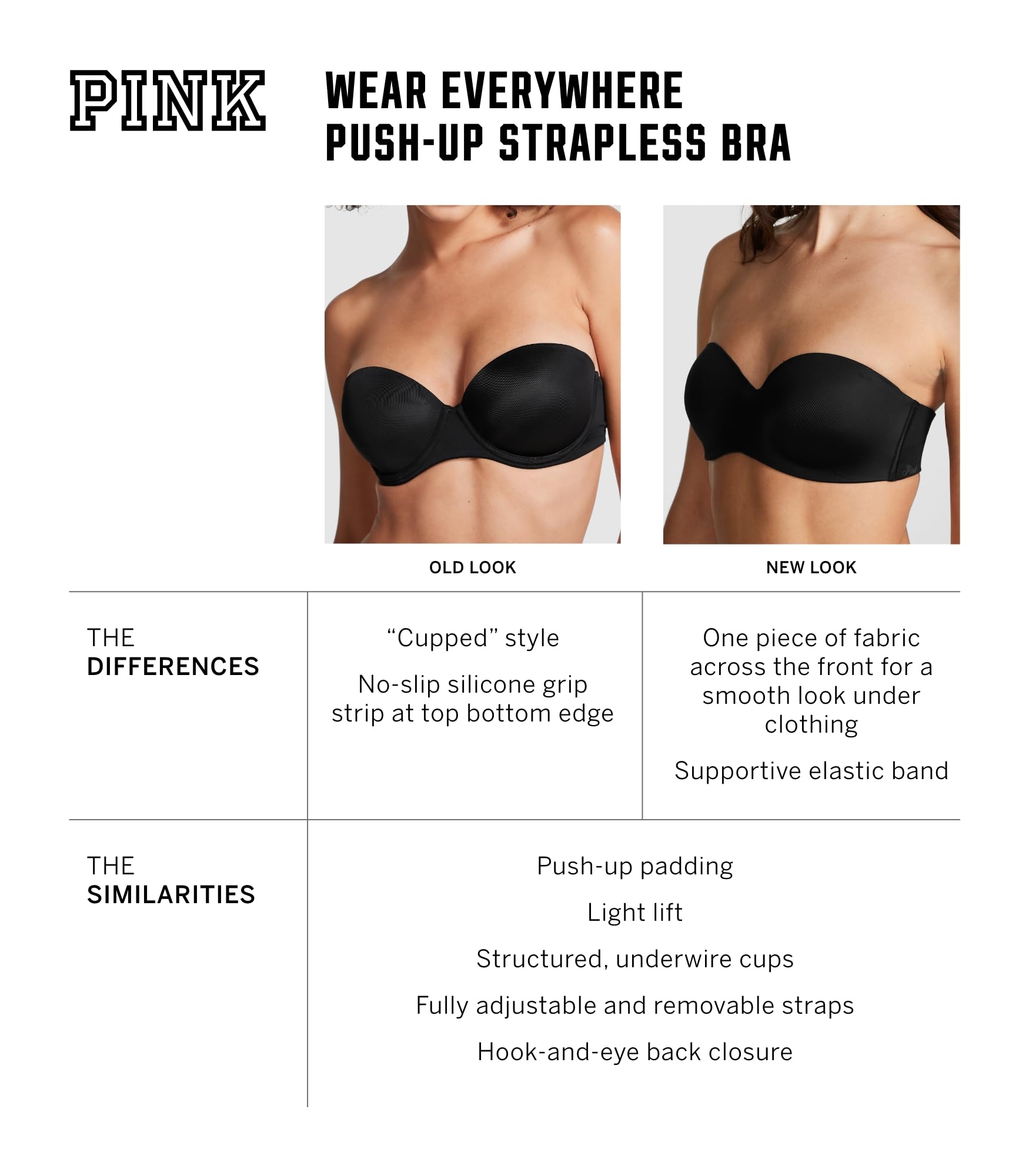 Foto 7 | Sujetador Sin Tirantes Victoria's Secret Wear Everywhere - Venta Internacional.