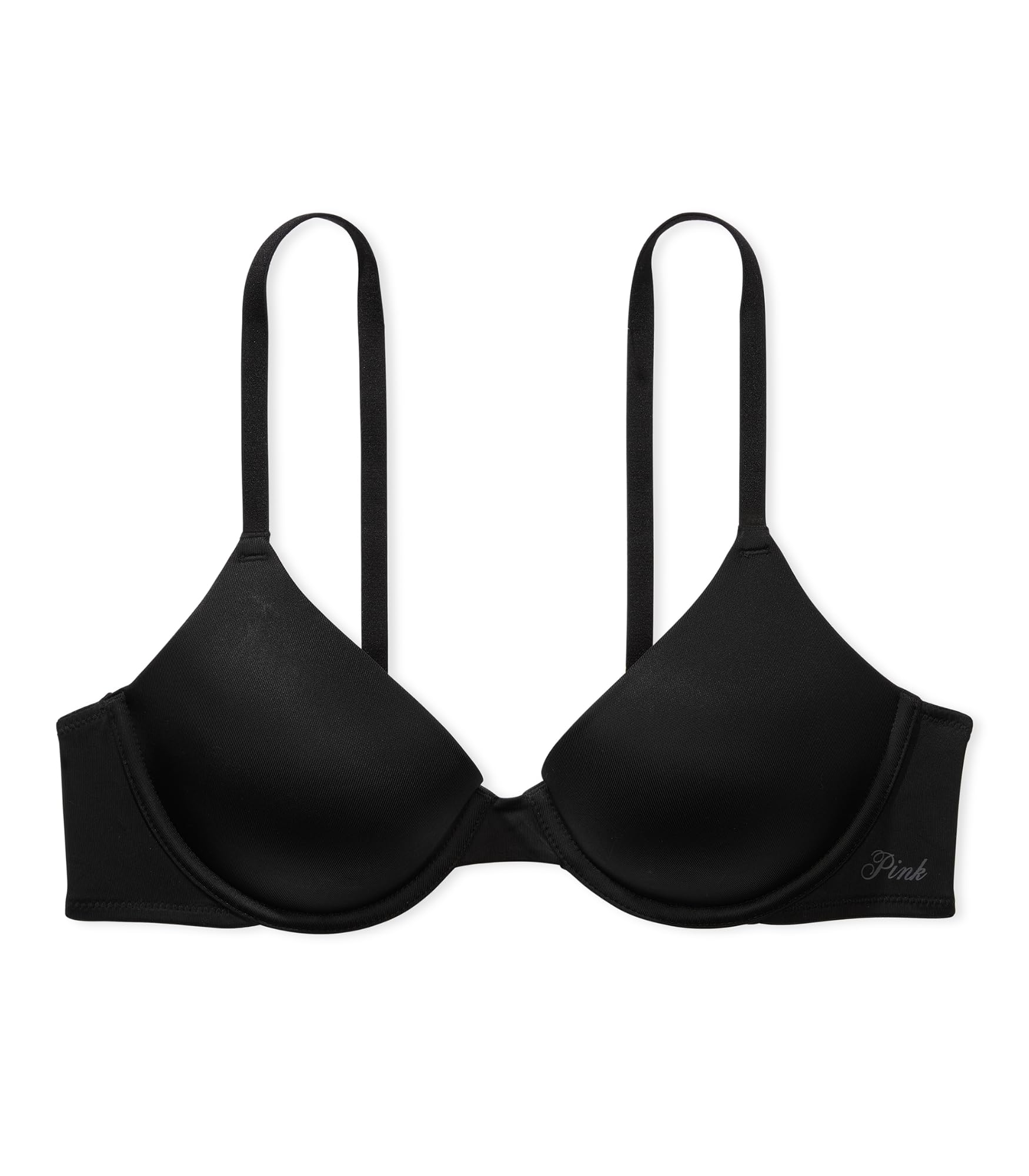 Foto 3 | Camiseta Bra Victoria's Secret Pink Wear Everywhere 34b Negra - Venta Internacional.
