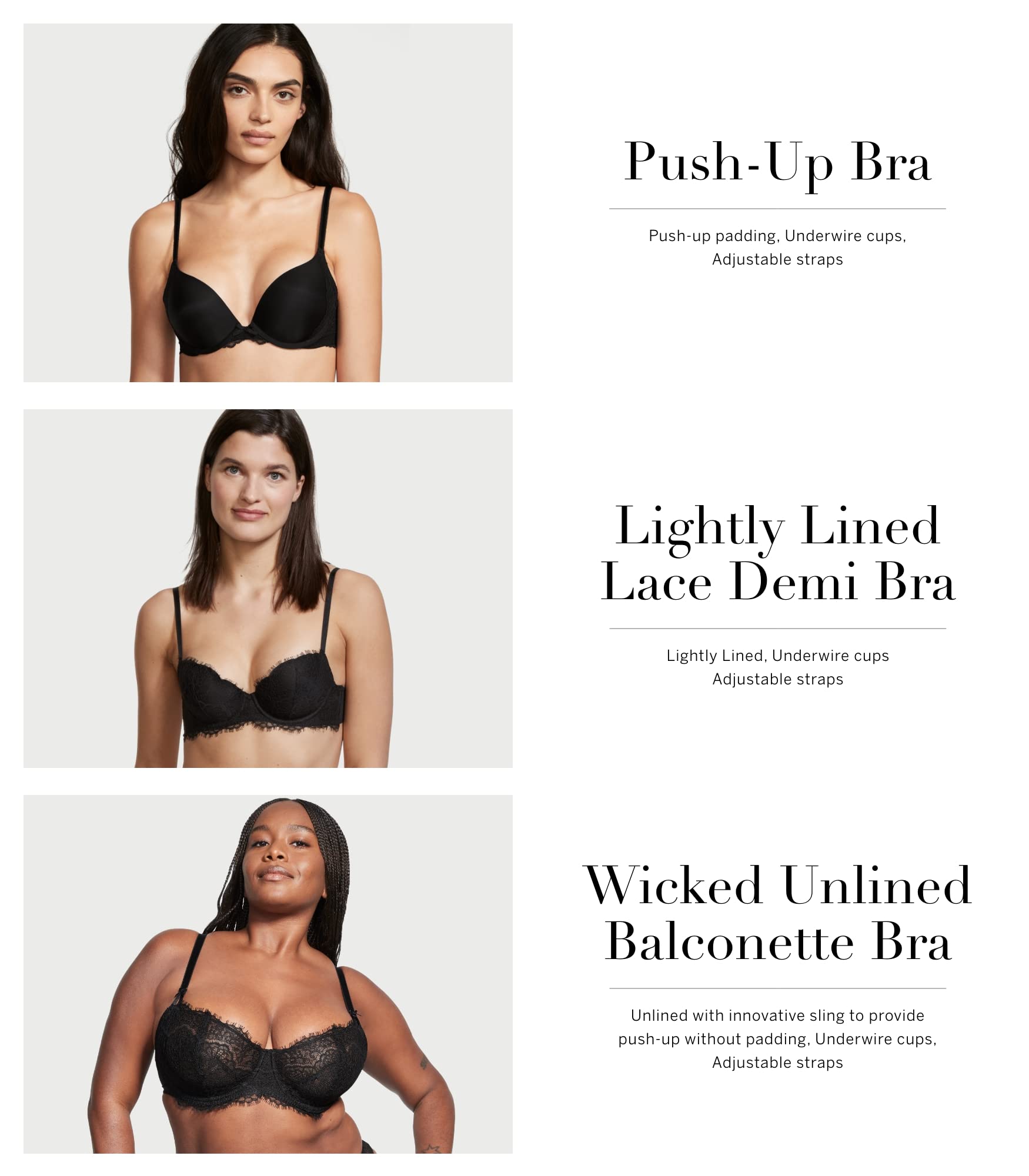Foto 6 pulgar | Sujetador Victoria's Secret Dream Angels Wicked Sin Forro 34b Blanco - Venta Internacional.