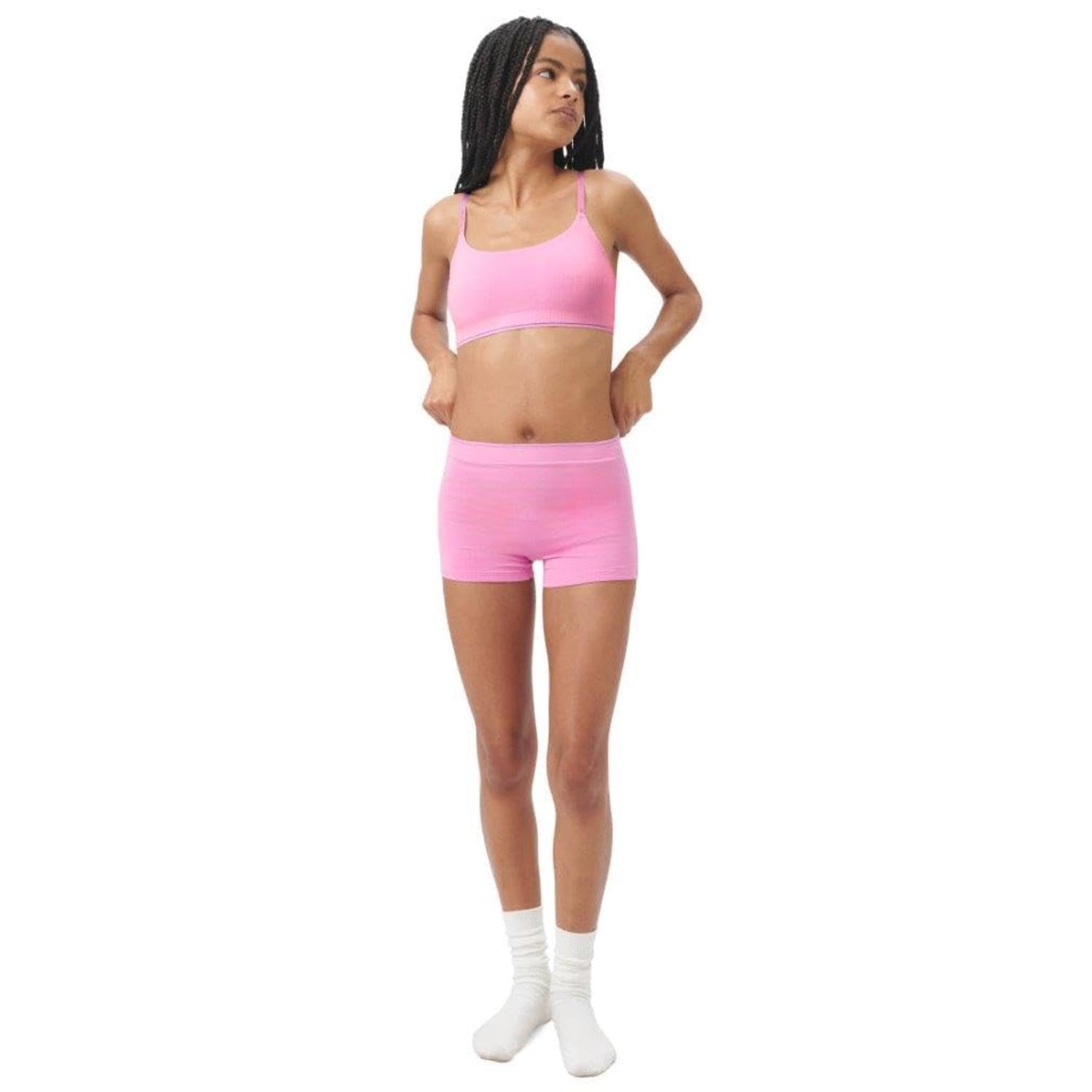 Foto 5 pulgar | Bralette Florence De Mills Cozy Crush Seamless Hot Pink M - Venta Internacional.