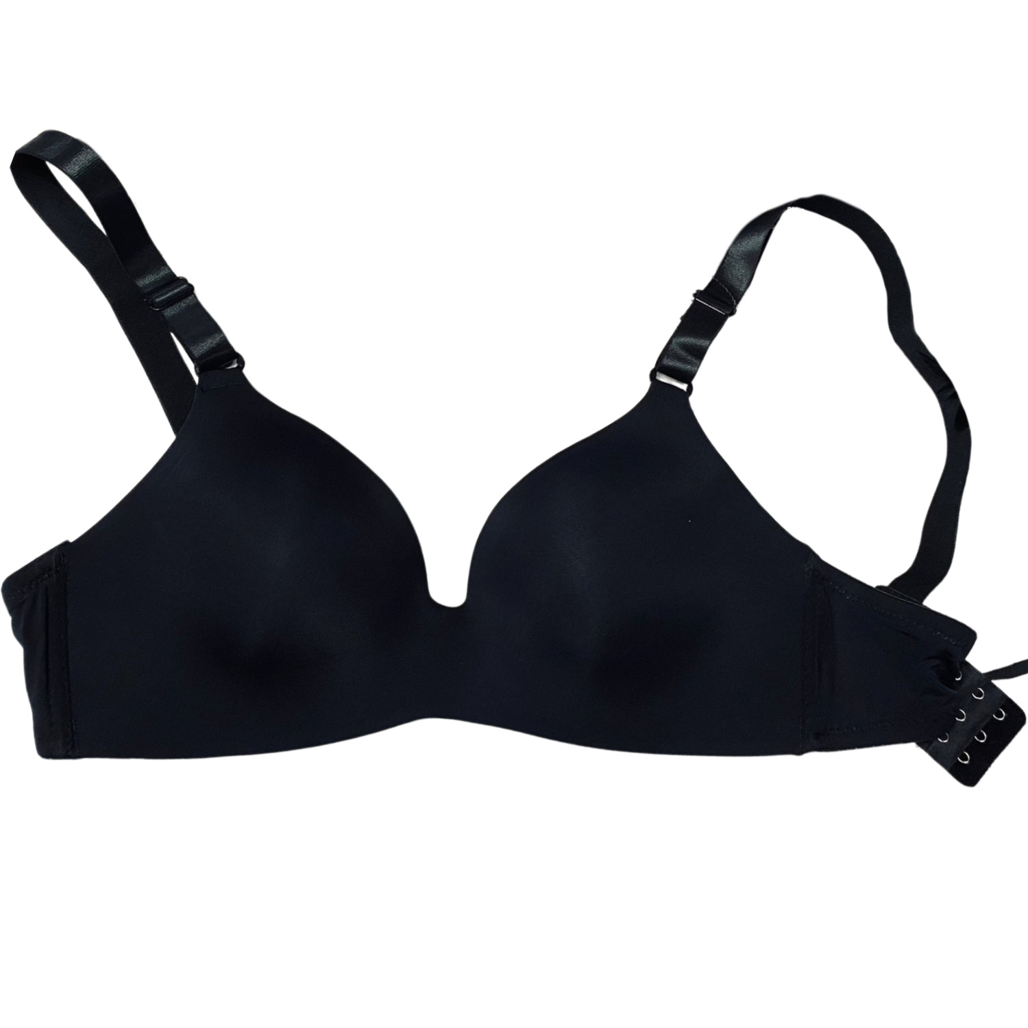 Brasier sin Varilla Rose Girl de 3 Ganchos color Negro