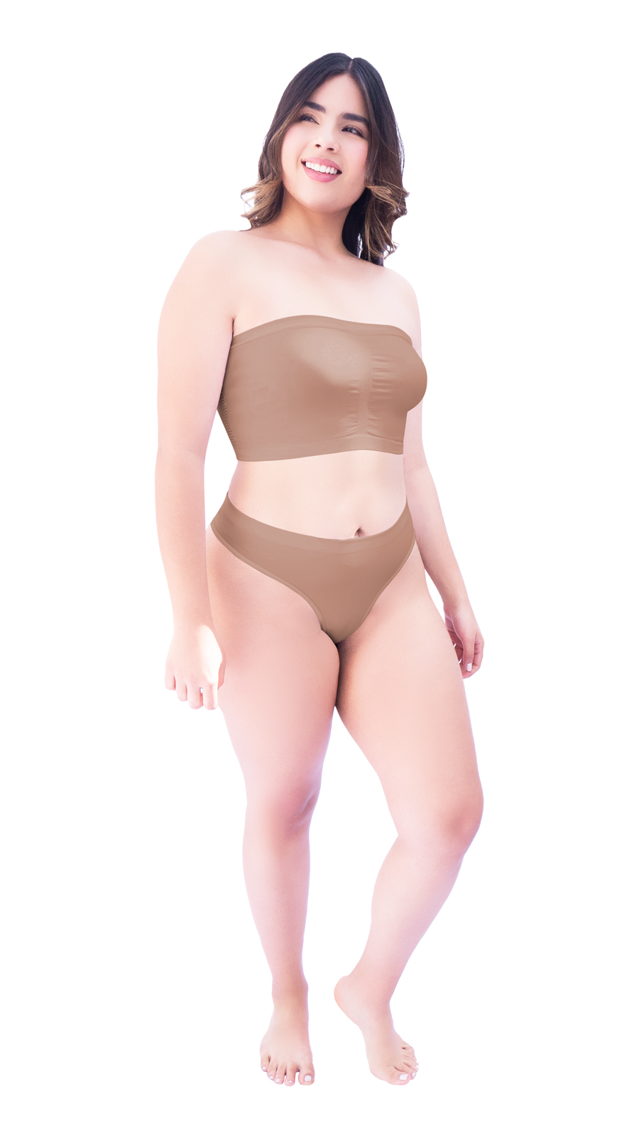 Foto 4 pulgar | Bra Fresh Sin Tirantes 2 Piezas Nude I Love Shape M2077 T Xxg