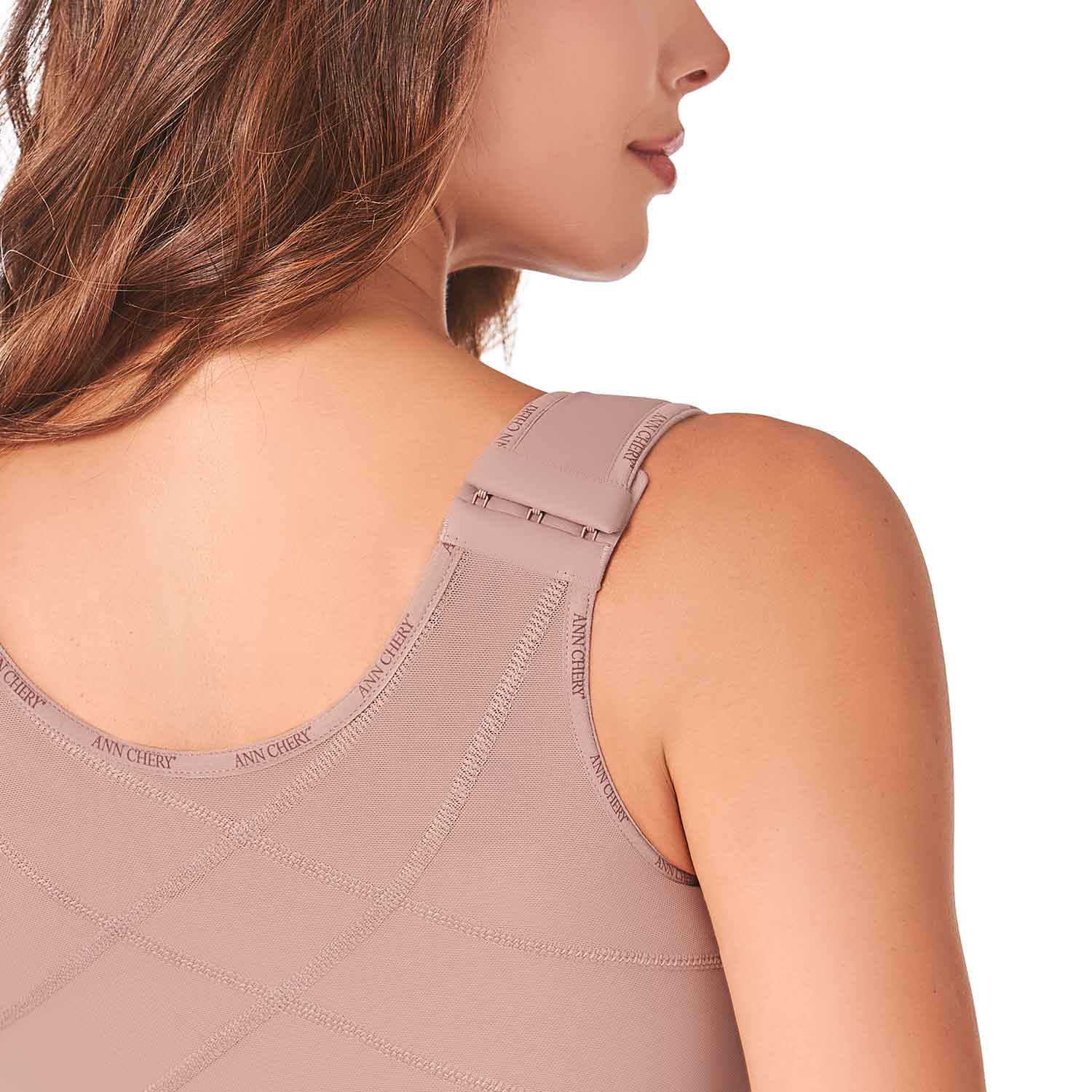 Foto 3 | Brasier Corto Postoperatorio Ann Chery Marrón para Mujer
